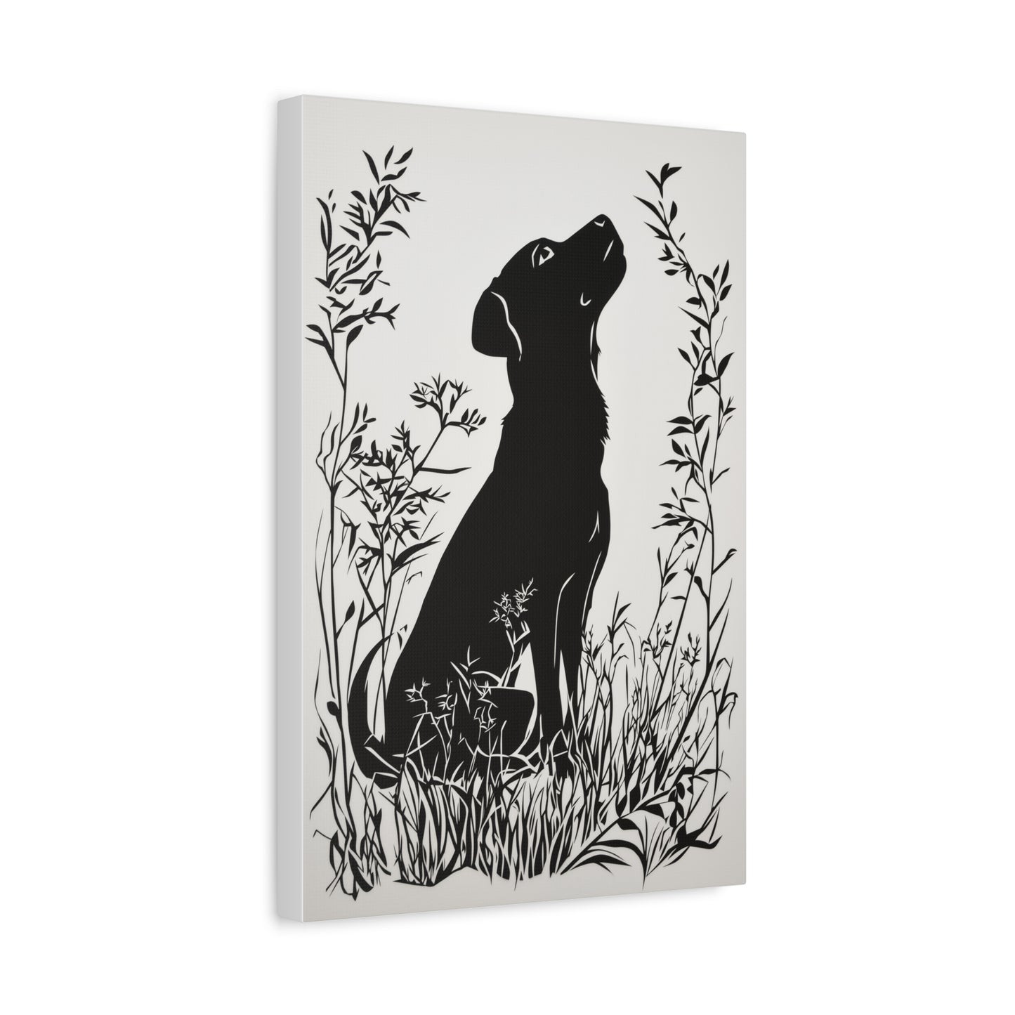 Chien Rêveur dans la Nature Sauvage