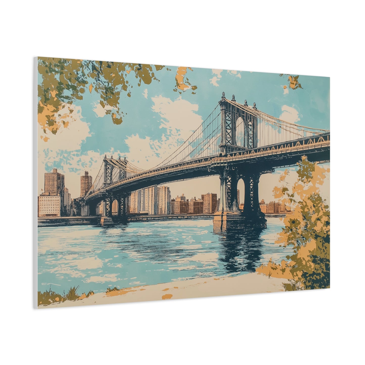Rêverie devant le Pont de Manhattan