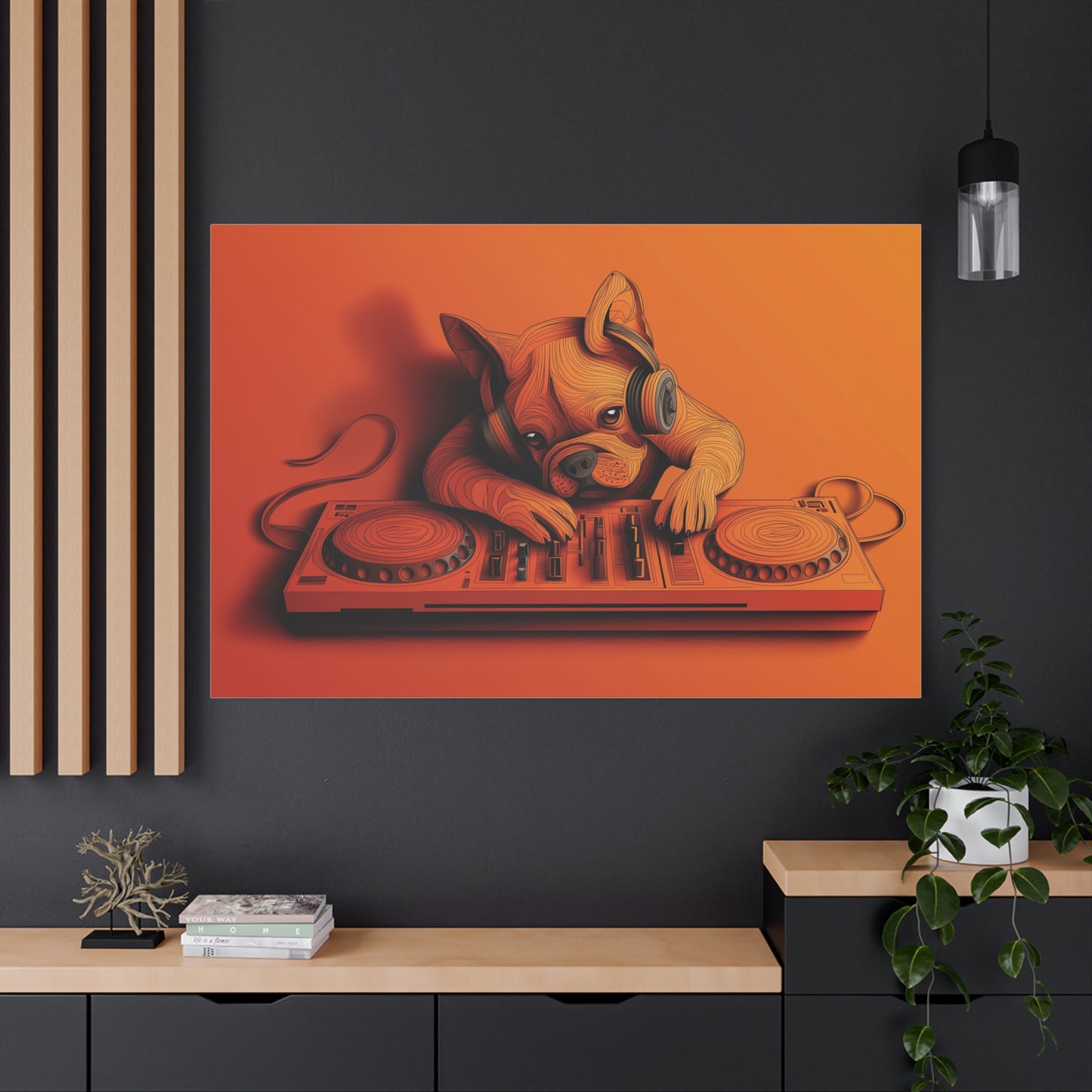 DJ Bulldog en pleine session mixage