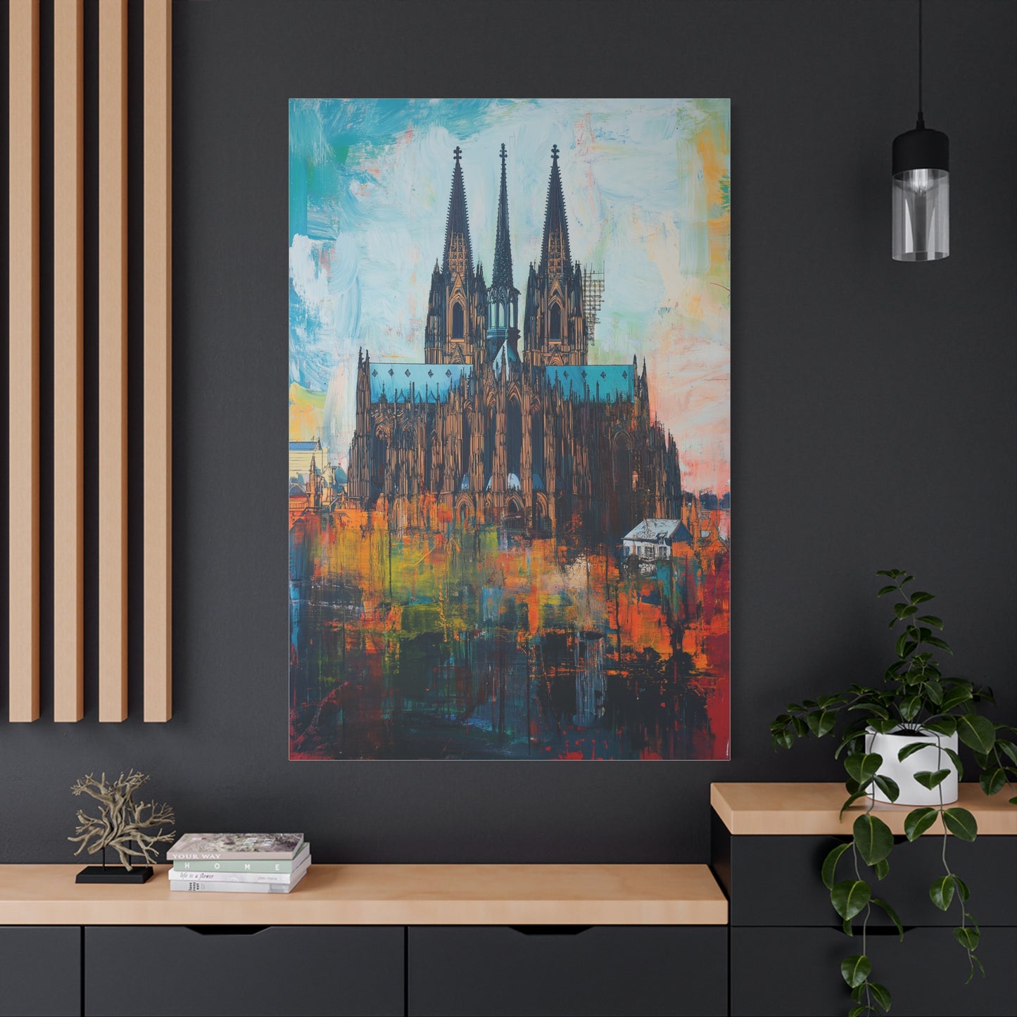 Cathédrale de Cologne aux Couleurs Vibrantes