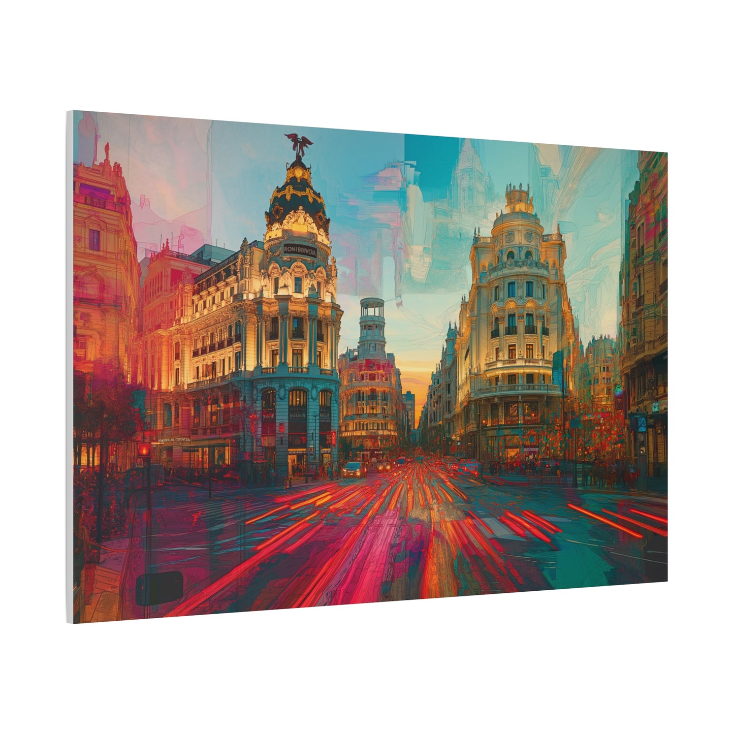 Sérénité Électrique sur la Gran Vía de Madrid