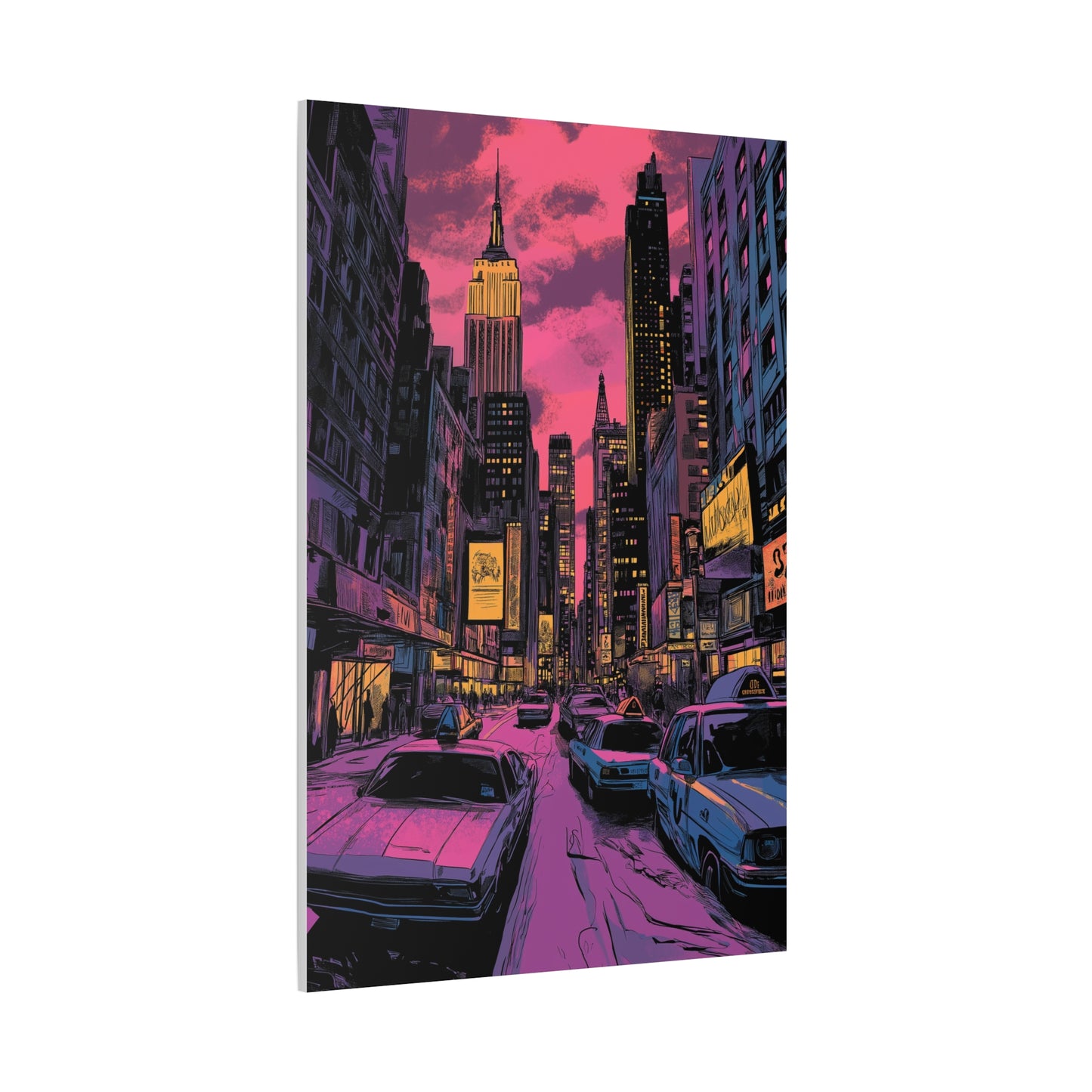 Crépuscule Urbain à New York