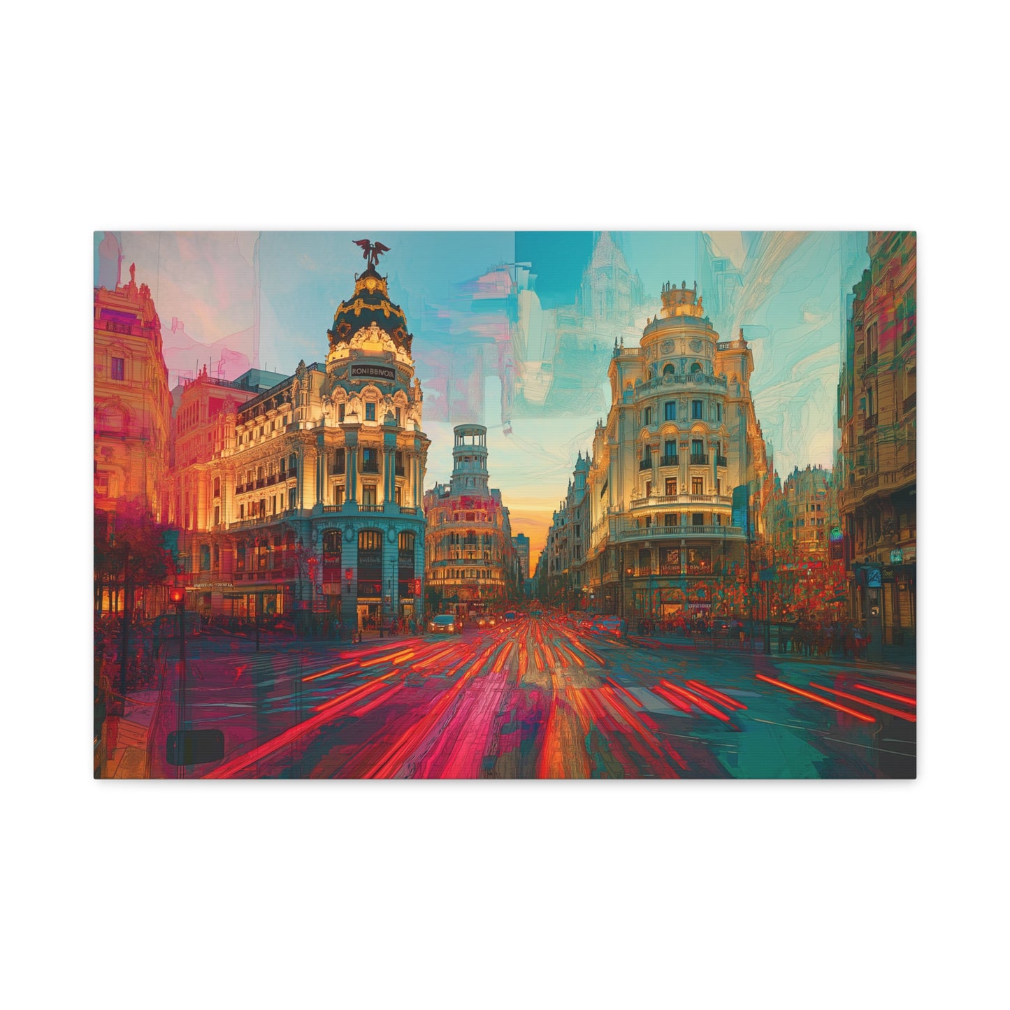 Sérénité Électrique sur la Gran Vía de Madrid