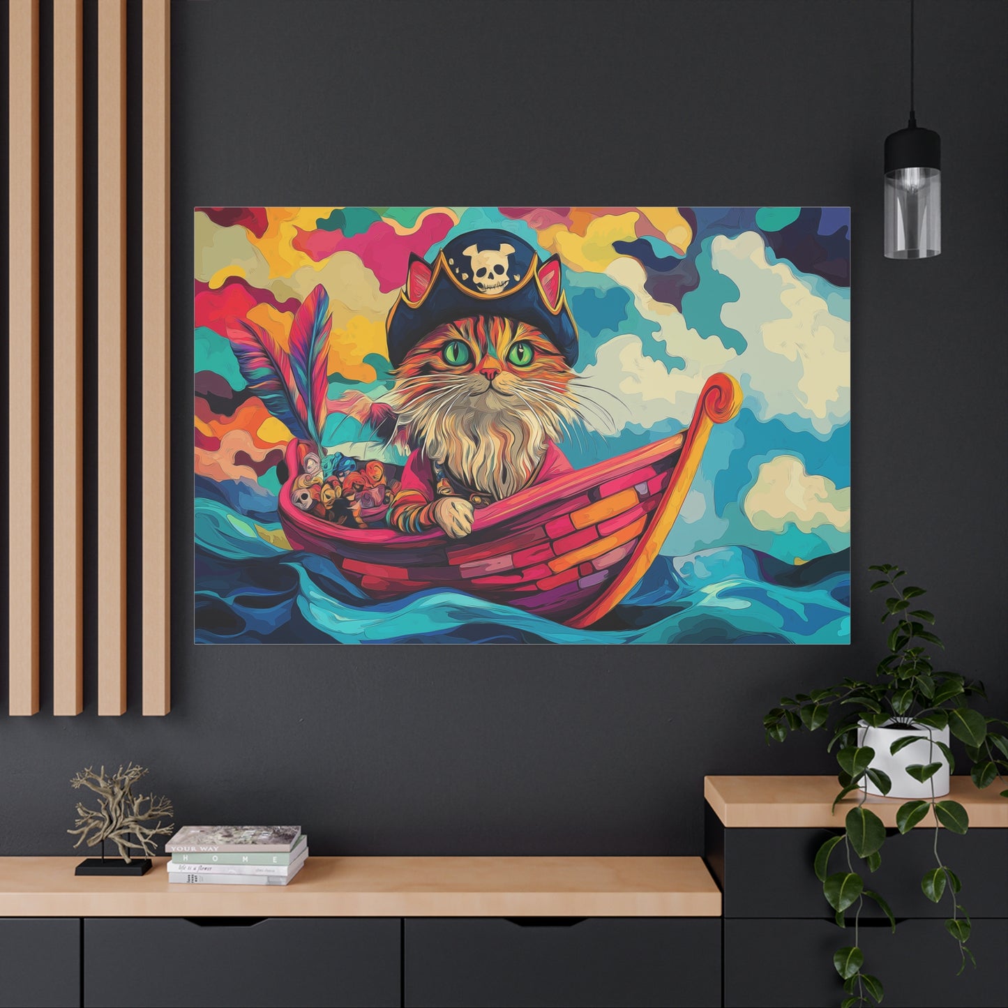 Chat Pirate des Mers Colorées