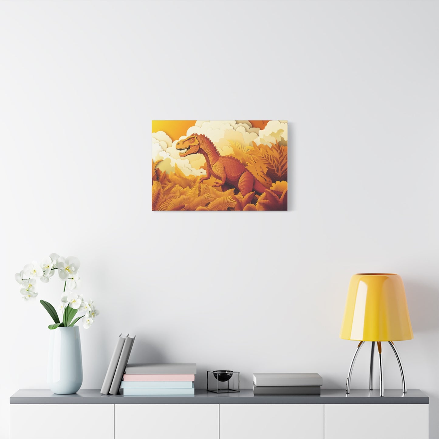 Dinosaure Majestueux à Travers le Temps