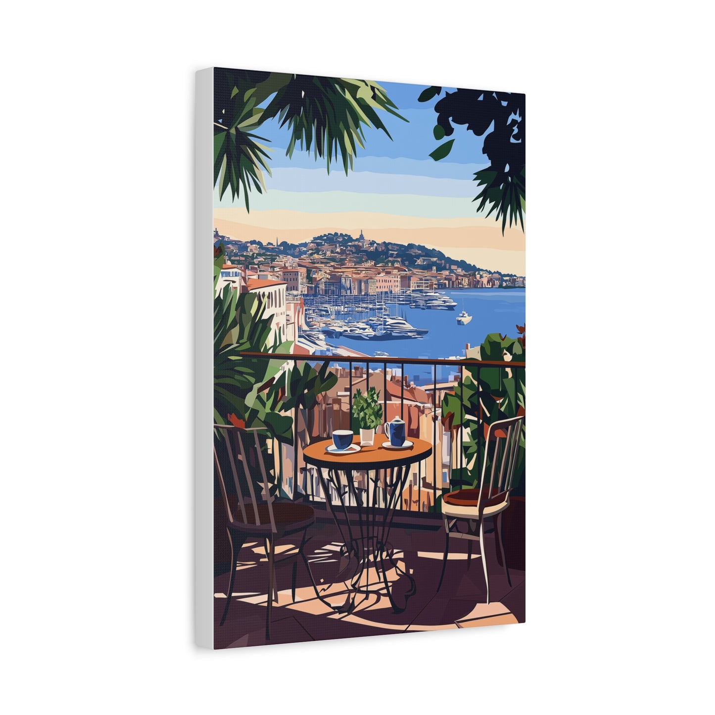 Évasion Méditerranéenne: Vue Sur Le Port