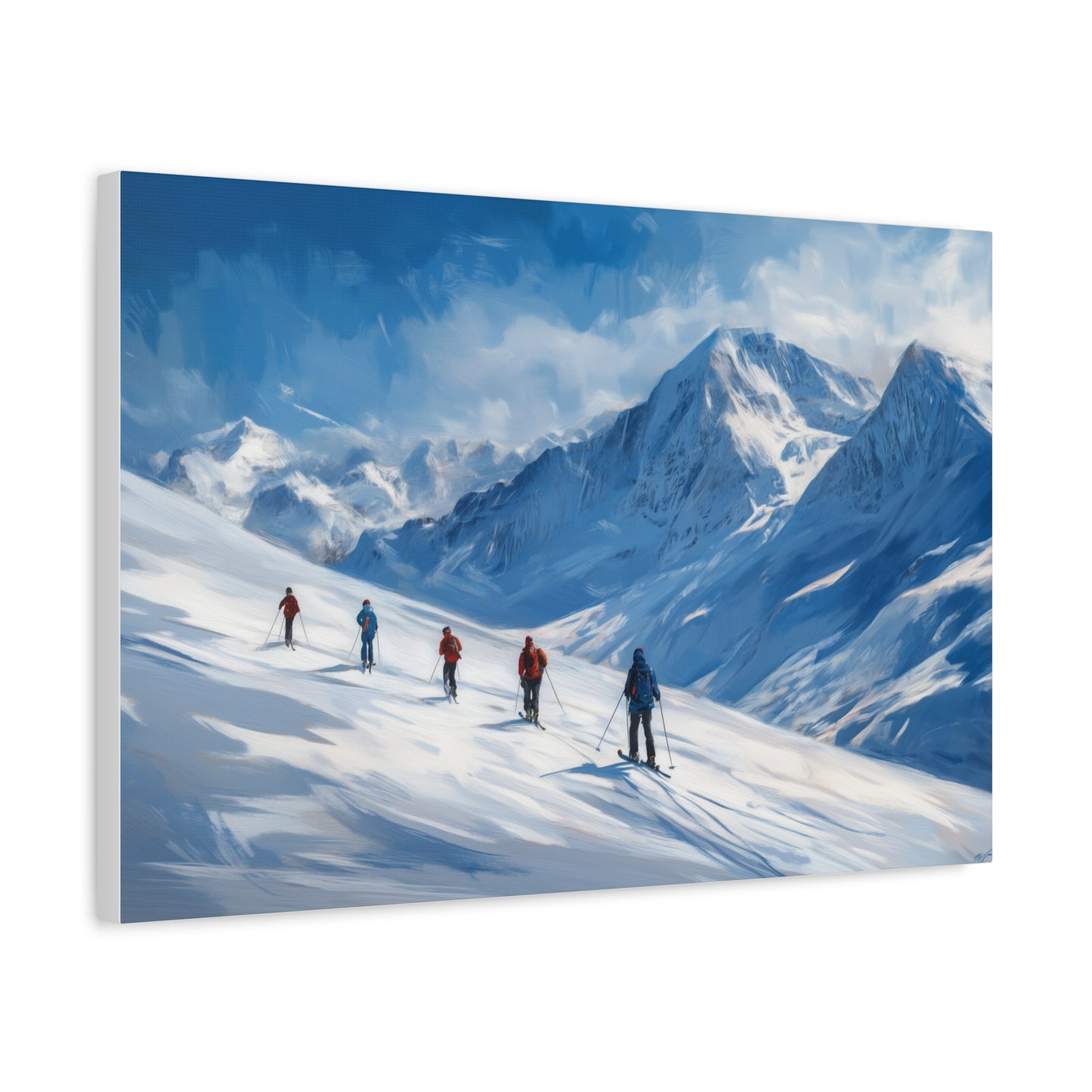 Évasion Alpine : Liberté en Pente Neigeuse