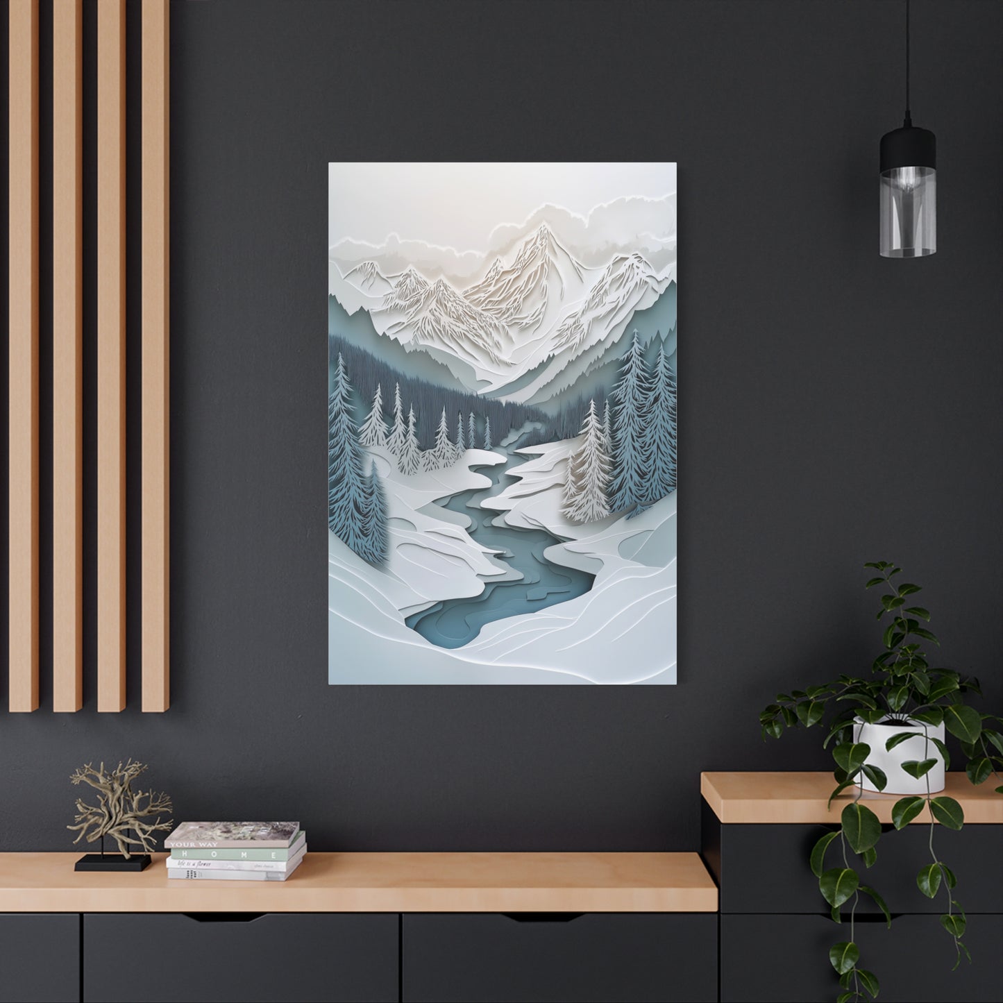 Magie Hivernale : Papier en Relief