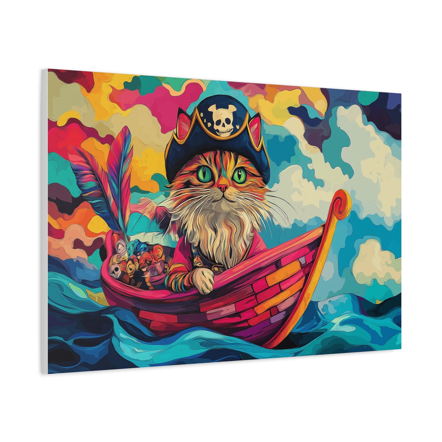 Chat Pirate des Mers Colorées