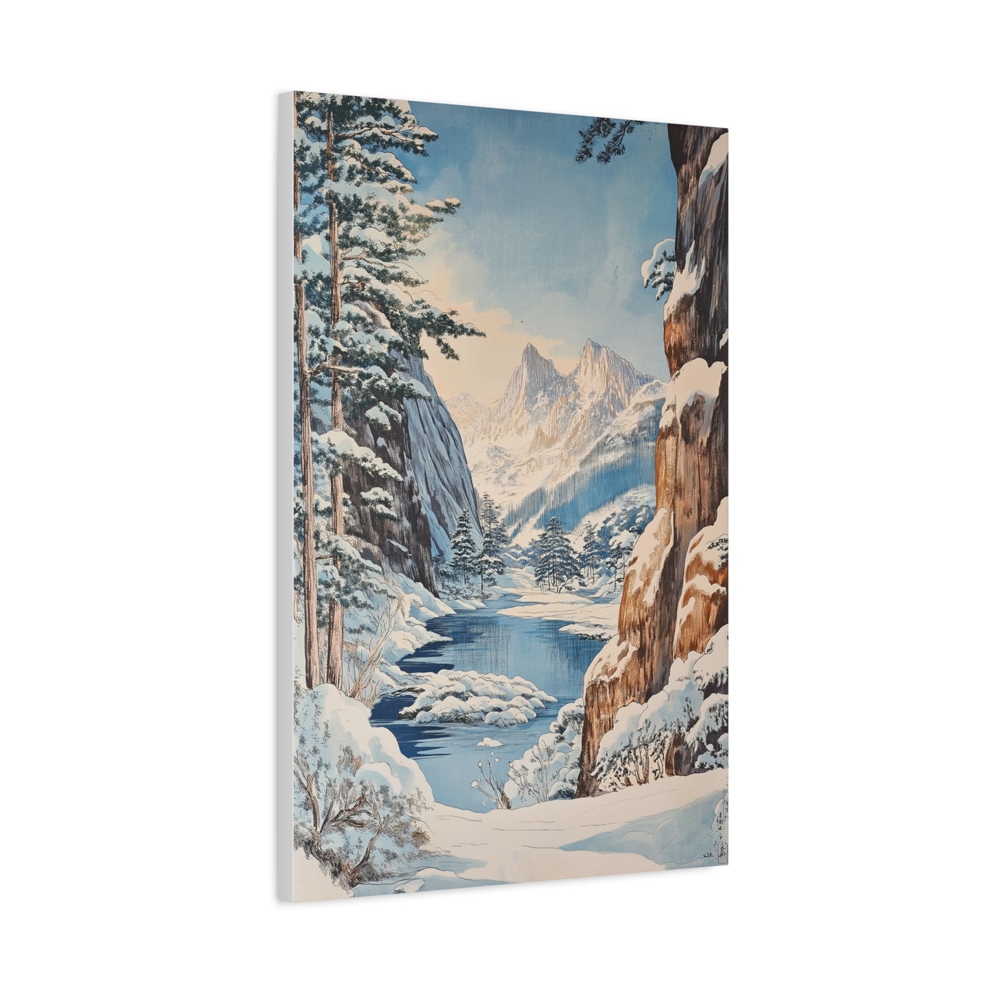 Évasion Hivernale : Paysage Enneigé Sublime