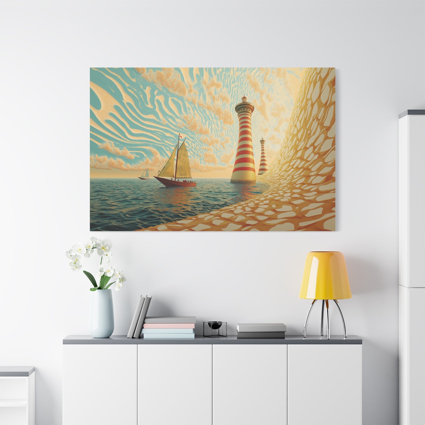 Voyage Onirique entre Vagues et Lumières