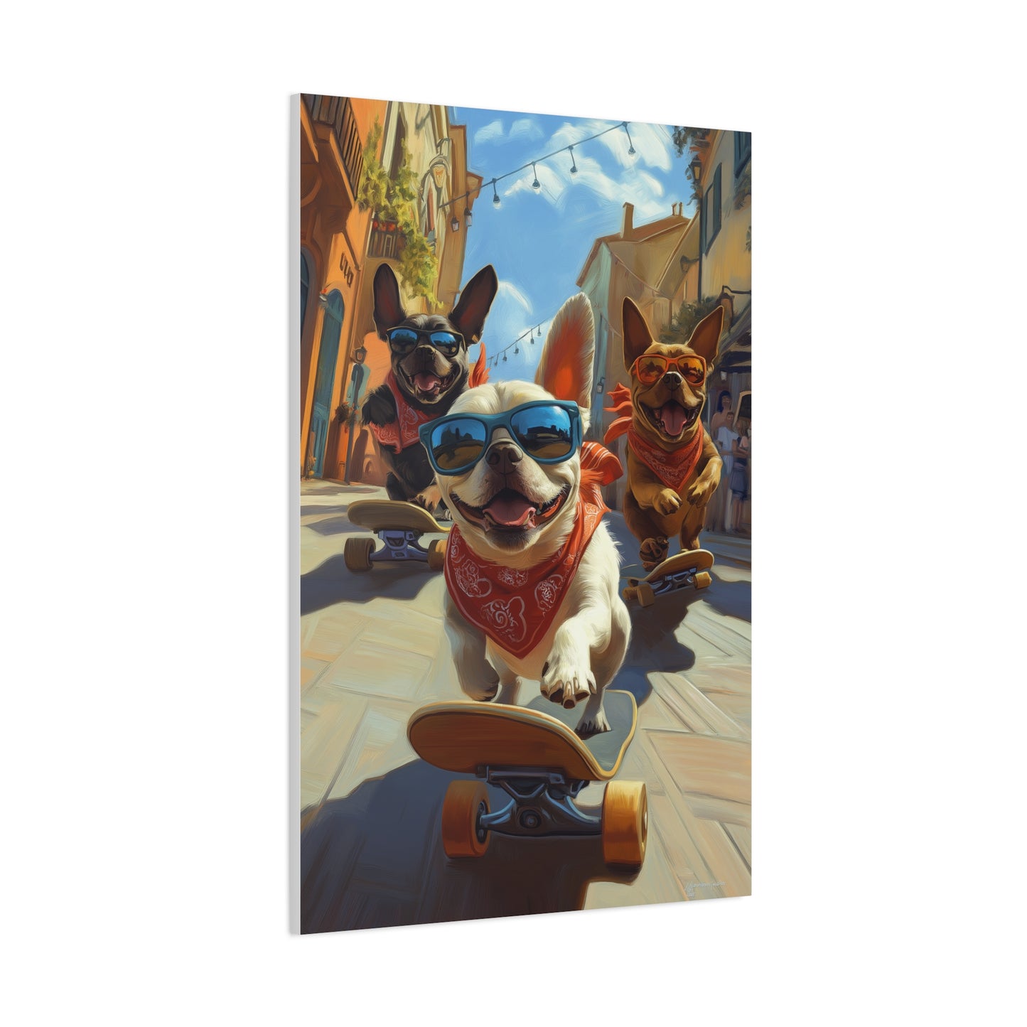 Chiens Skateurs : Aventure et Sourires !