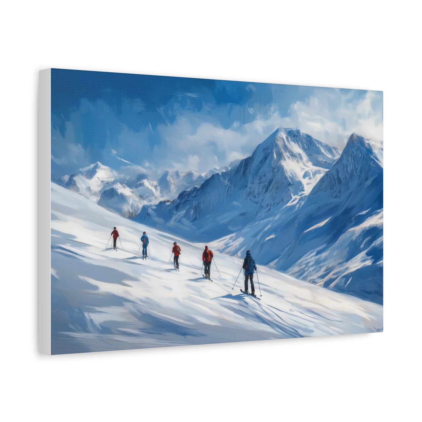Évasion Alpine : Liberté en Pente Neigeuse