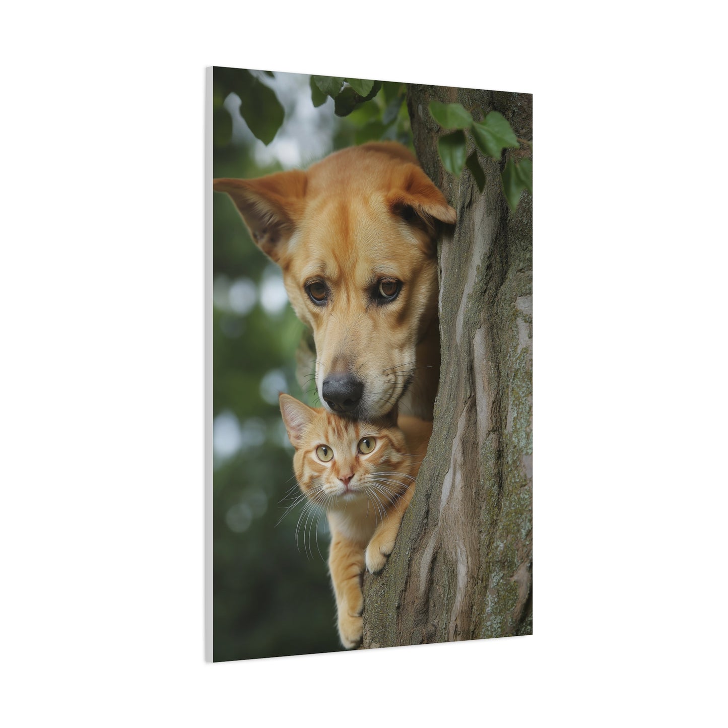 Amitié Inattendue entre Chien et Chat