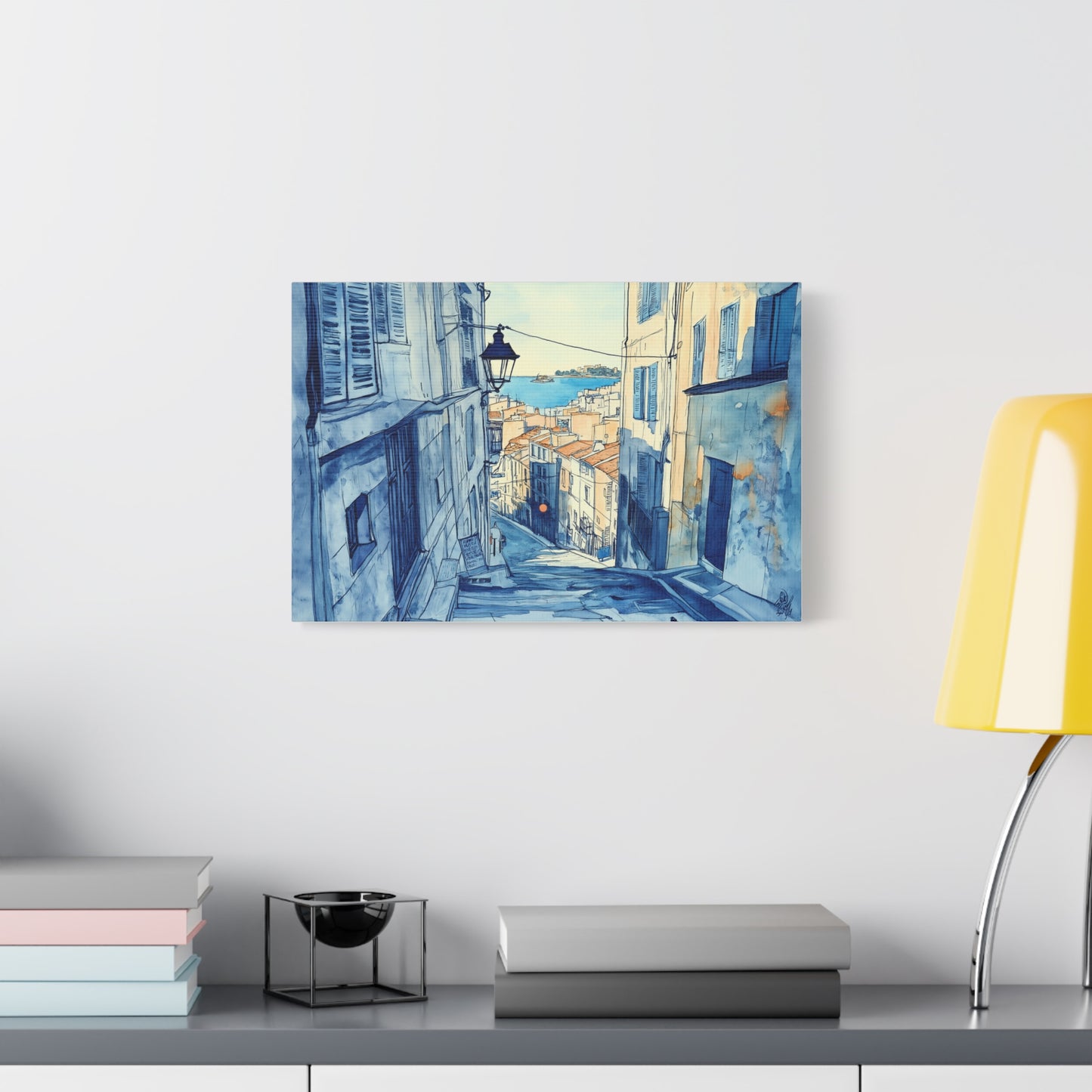 Une Rue du Panier en Aquarelle
