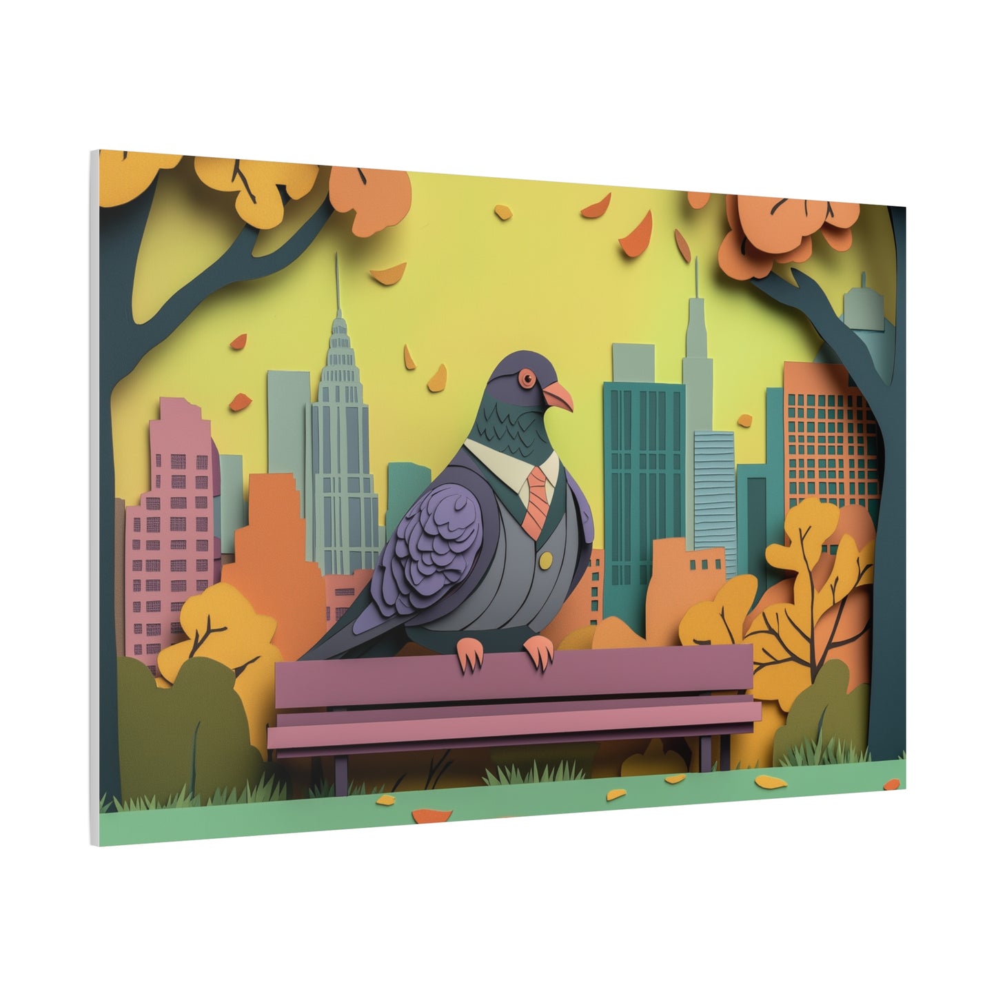 Pigeon d'Affaires en Ville Magnifique