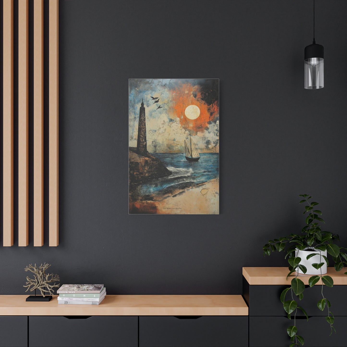 Évasion Crépusculaire au Bord de Mer