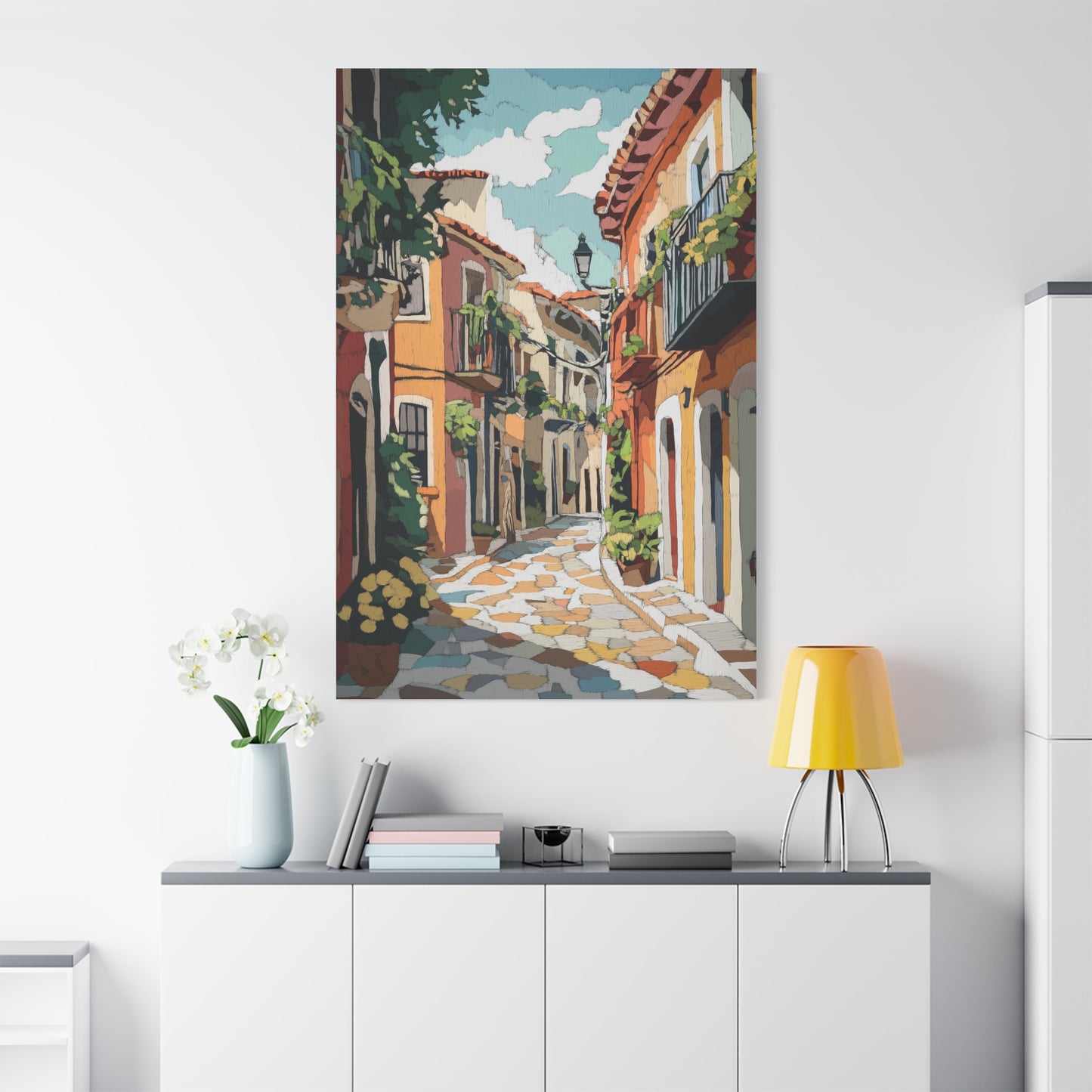 Évasion Colorée dans une Ruelle à Séville
