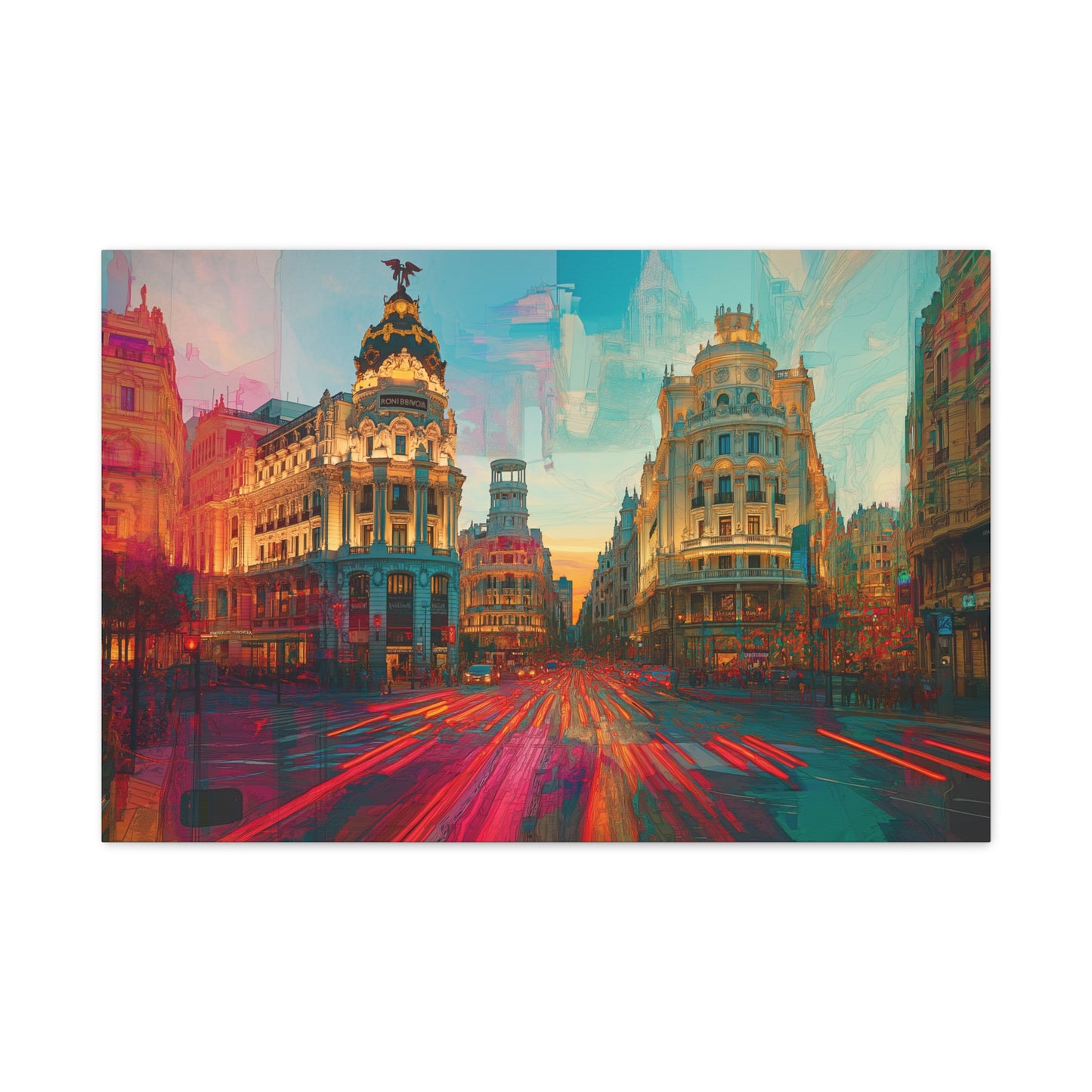 Sérénité Électrique sur la Gran Vía de Madrid
