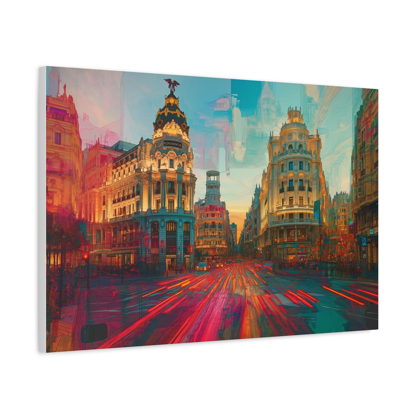Sérénité Électrique sur la Gran Vía de Madrid