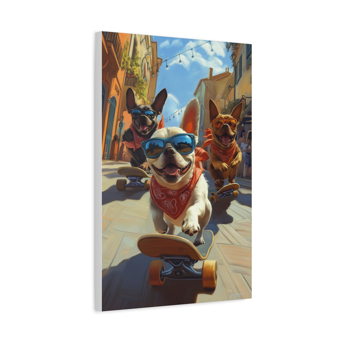 Chiens Skateurs : Aventure et Sourires !