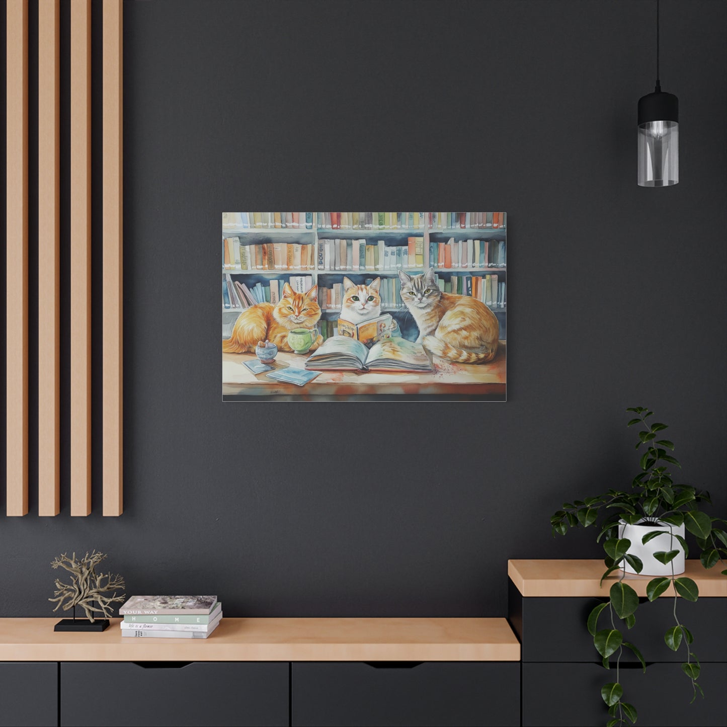 Lecteurs Félins à la Bibliothèque
