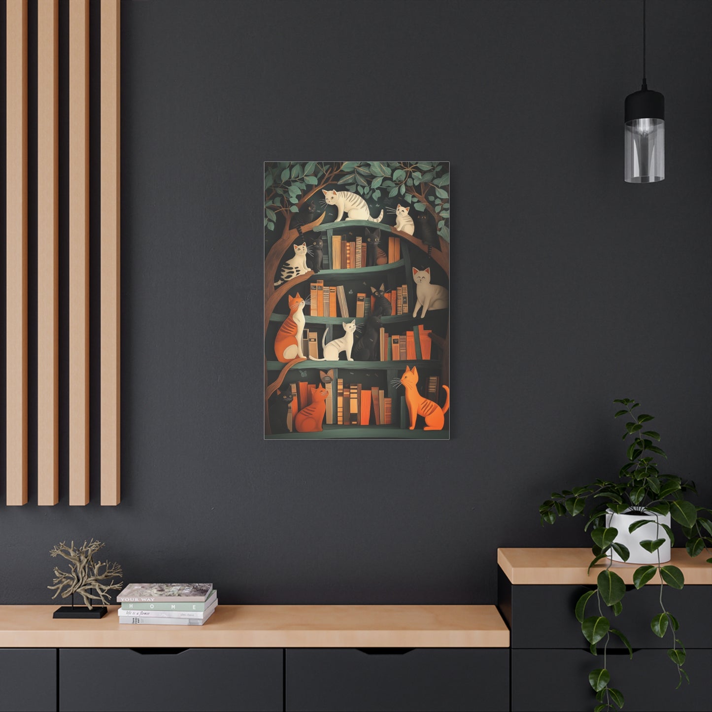 Chats Curieux au Royaume des Livres