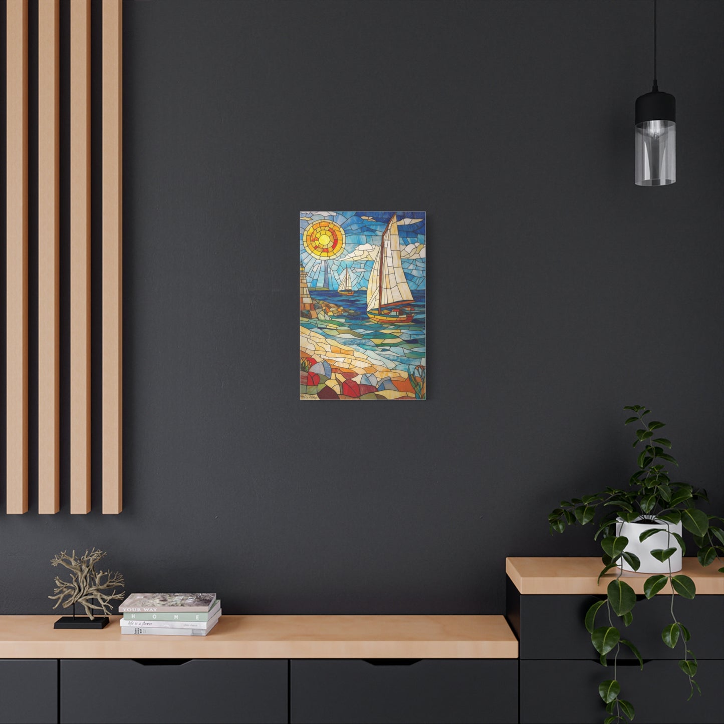 Évasion Marine en Verre Coloré