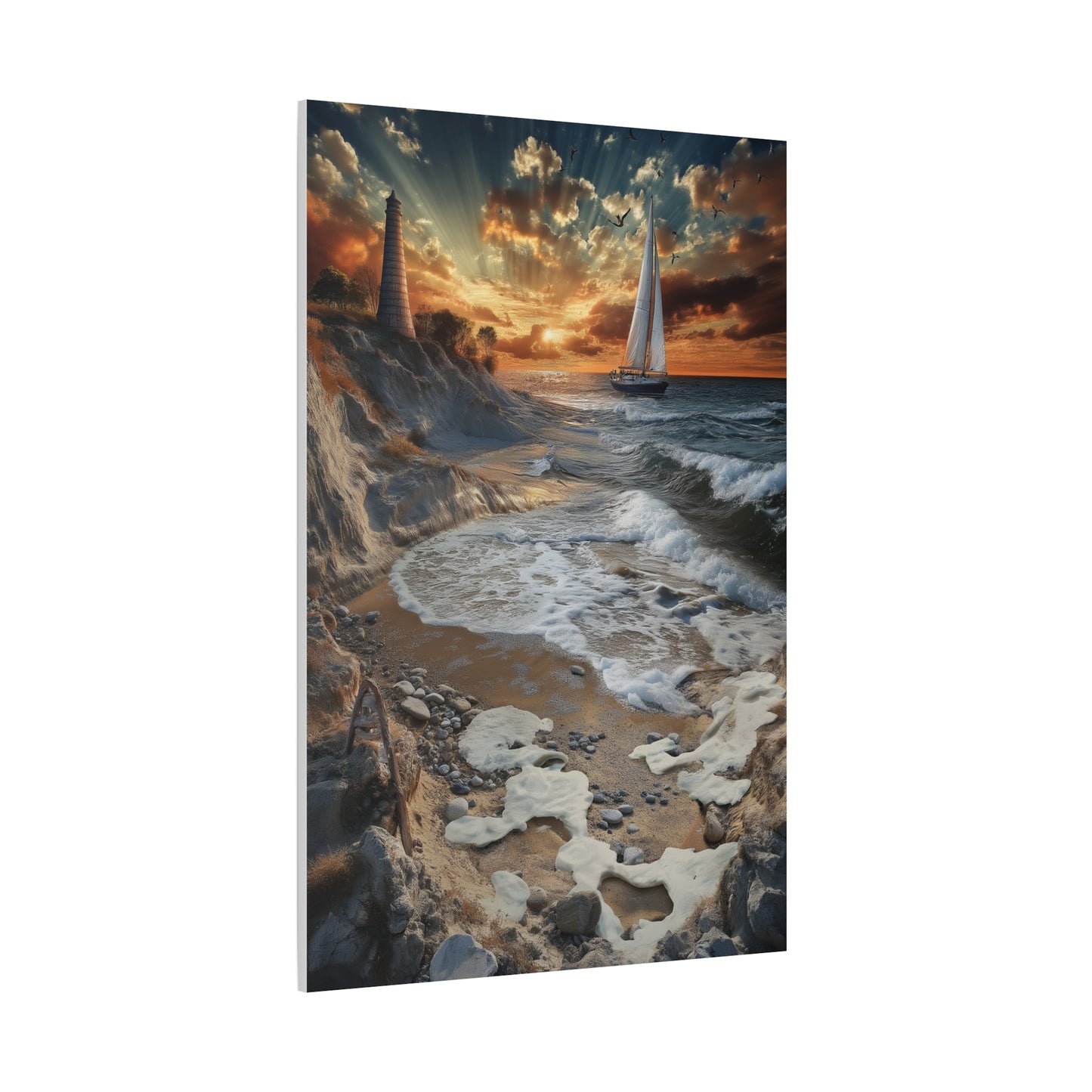 Évasion au Coucher du Soleil Marin