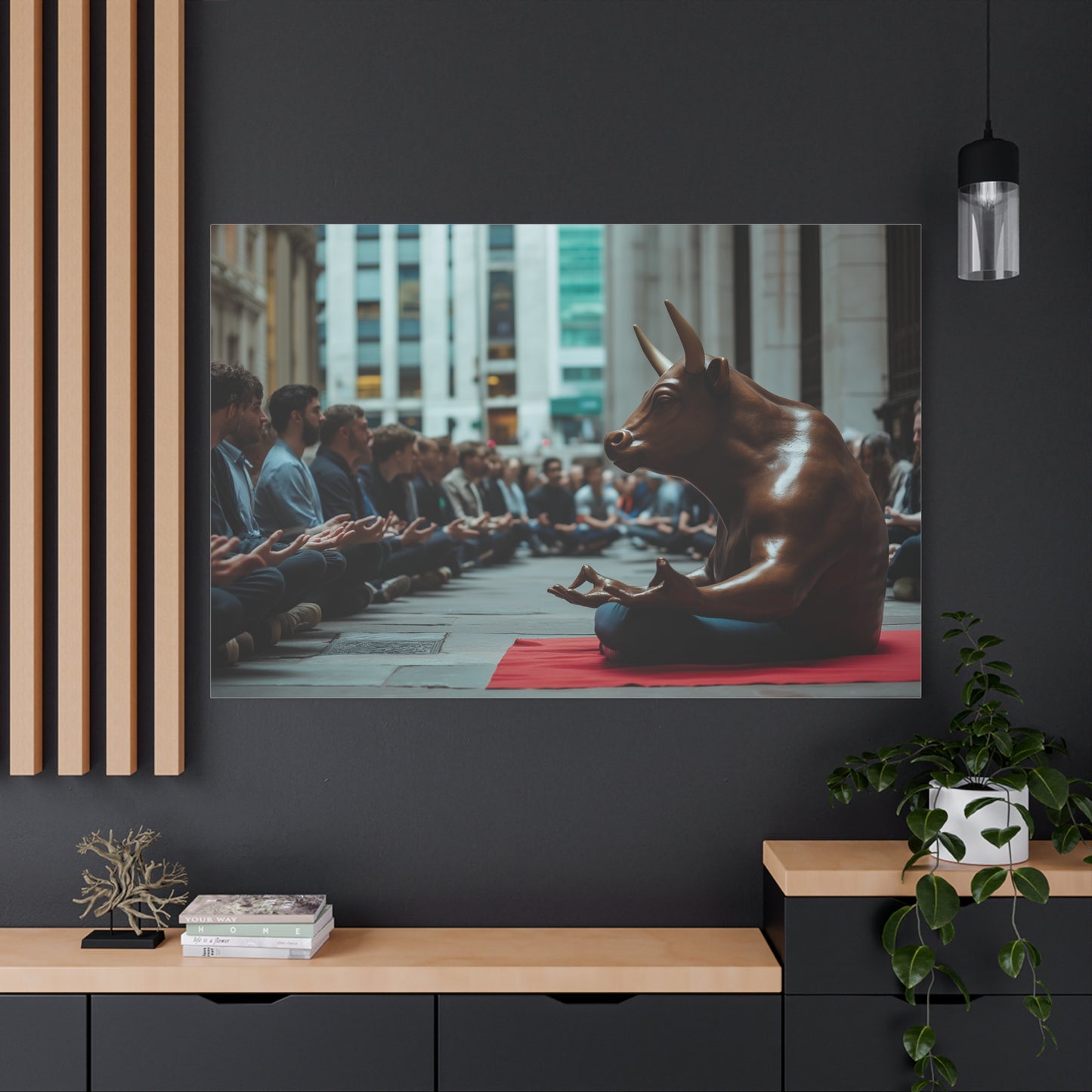 Sérénité de Charging Bull à Wall Street