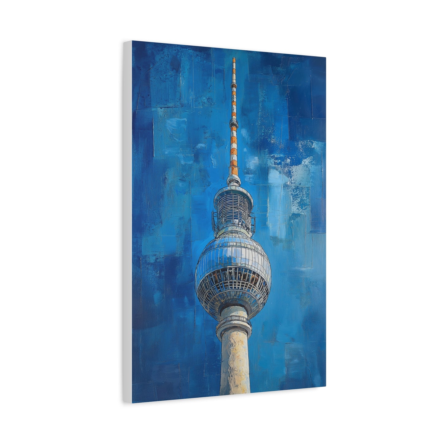 Fernsehturm de Berlin : Tour et Ciel Bleu