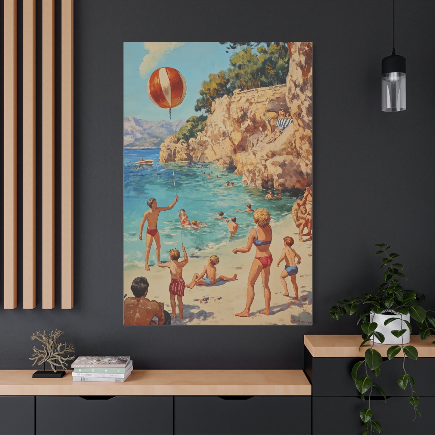 Évasion Ensoleillée sur la Plage Méditerranéenne