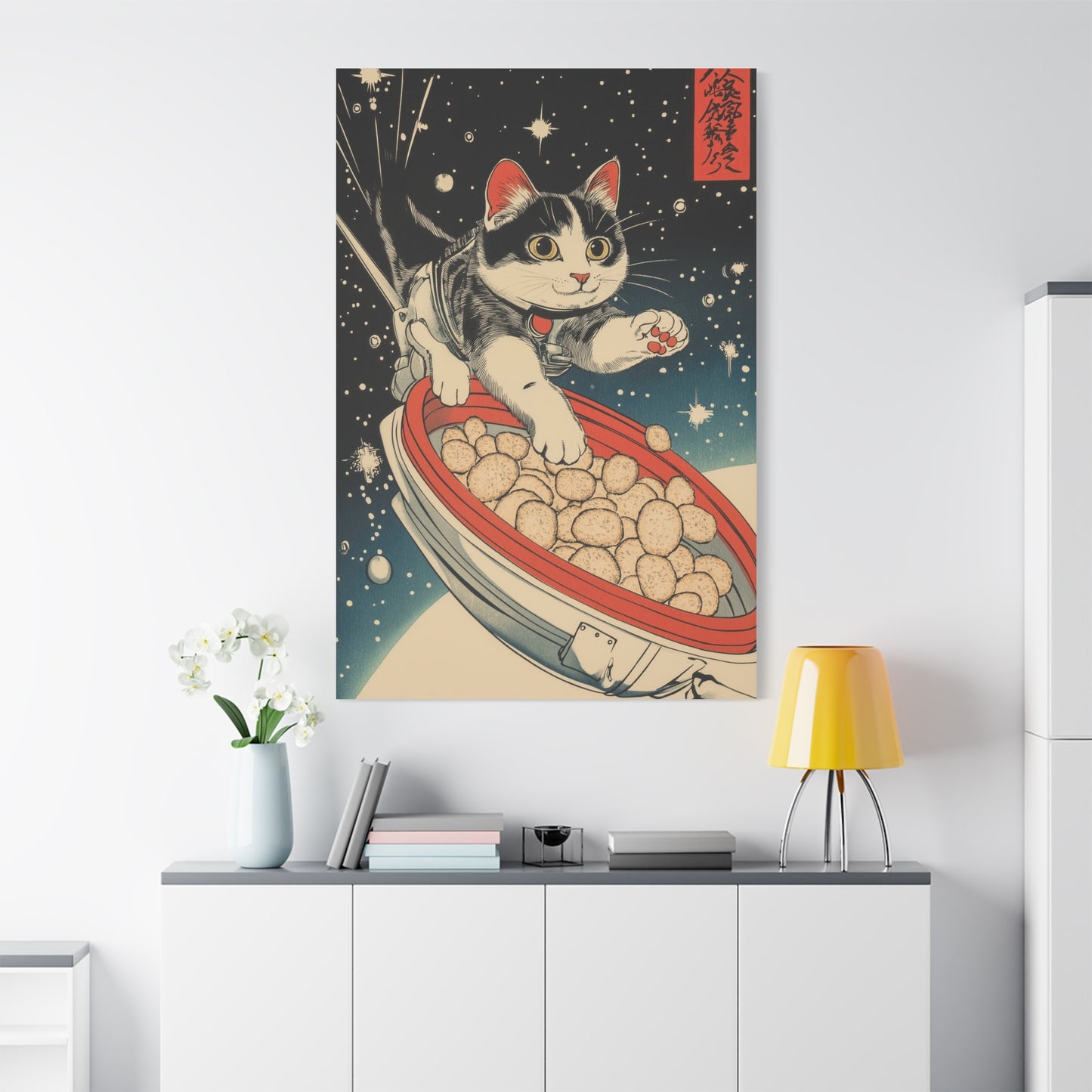 Chat Astronaute en Mission Spatiale