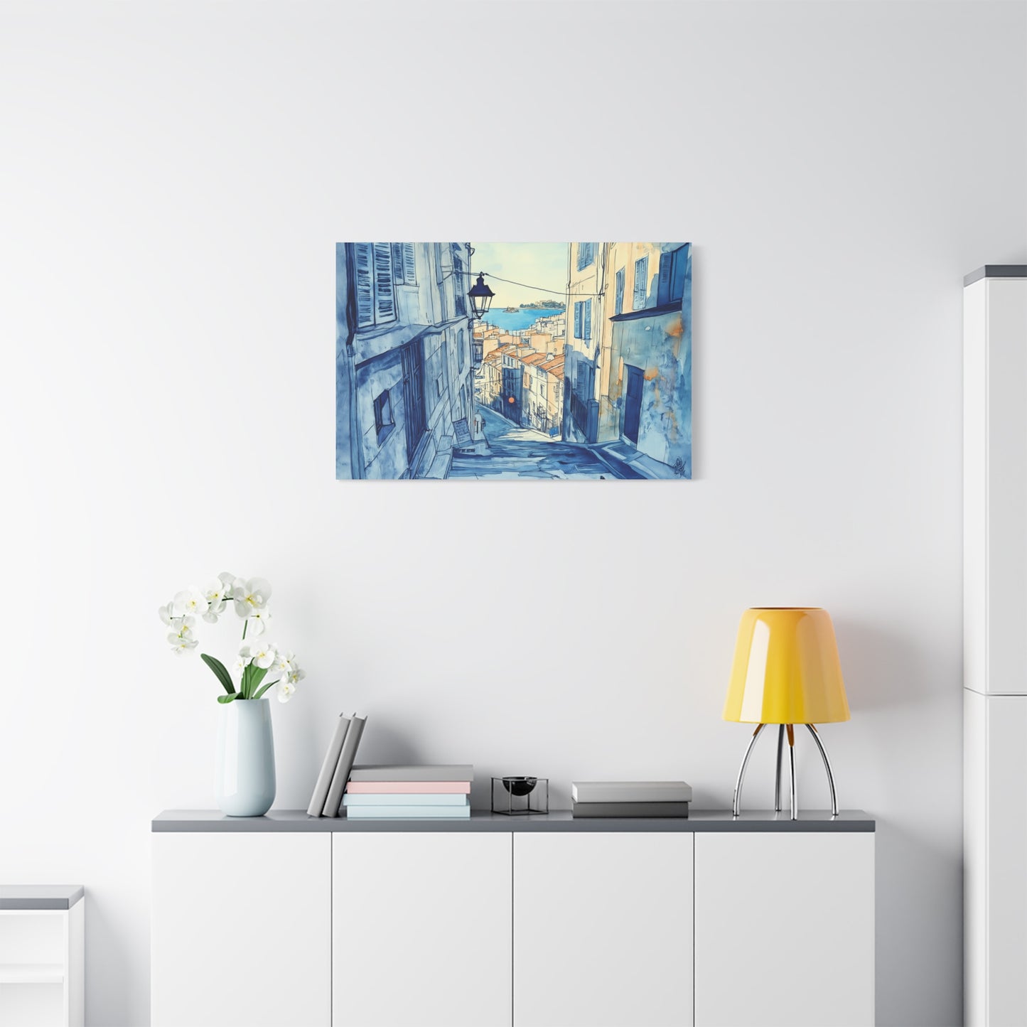 Une Rue du Panier en Aquarelle