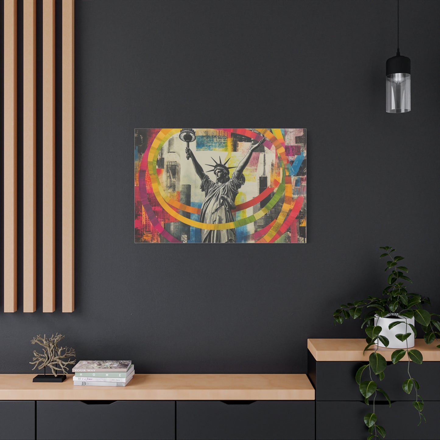 Liberté Éclatante en Couleurs Urbaines
