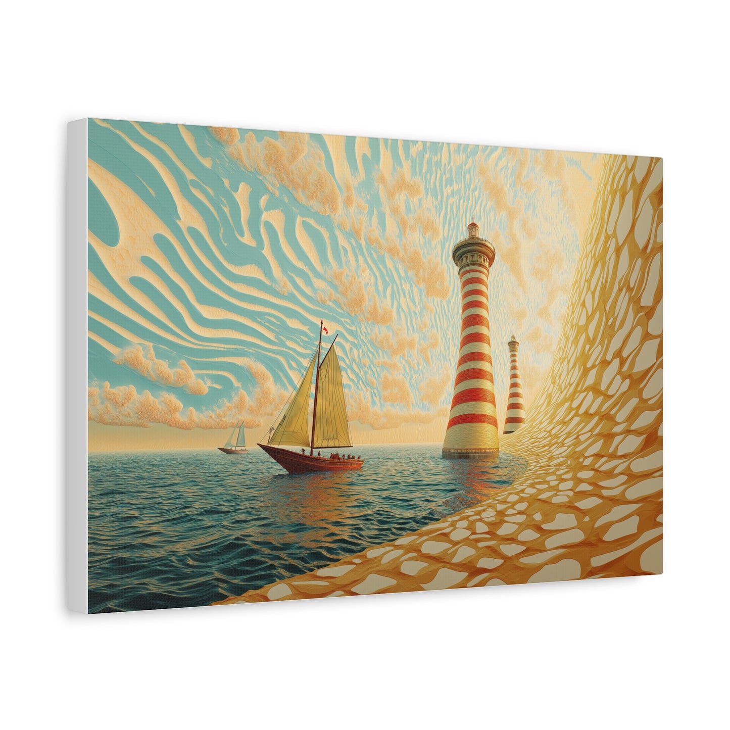 Voyage Onirique entre Vagues et Lumières