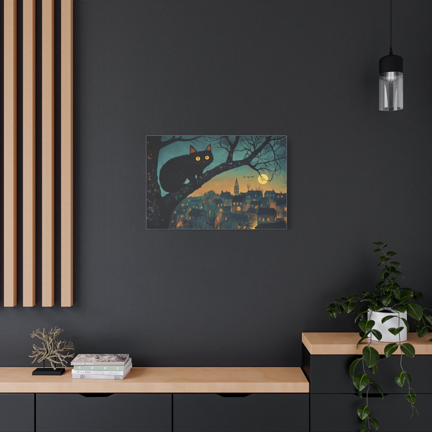 Mystère Nocturne dans un Village Illuminé