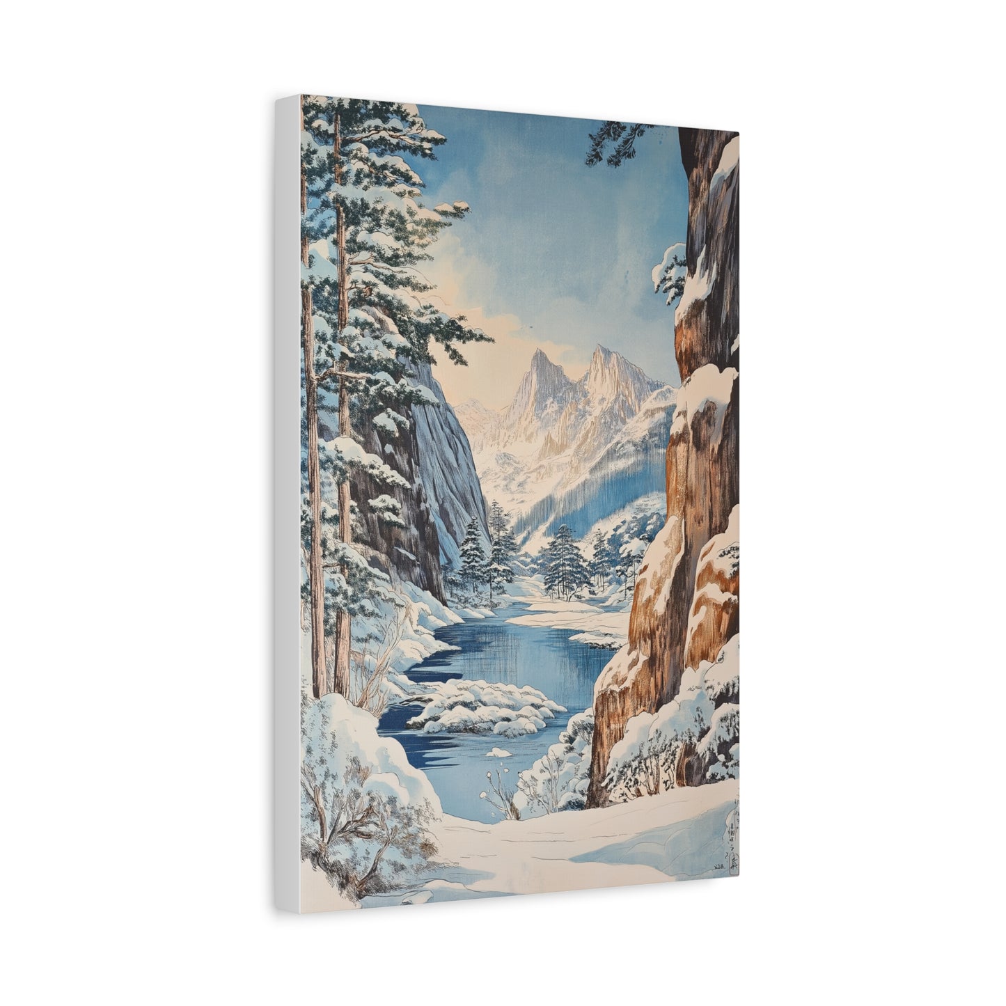 Évasion Hivernale : Paysage Enneigé Sublime