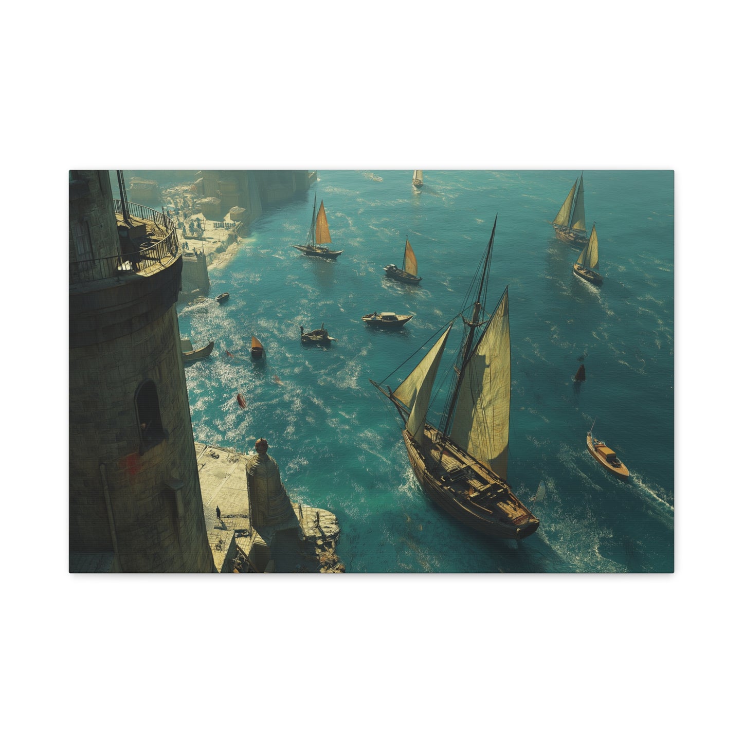 Voyage Nautique au Port ensoleillé