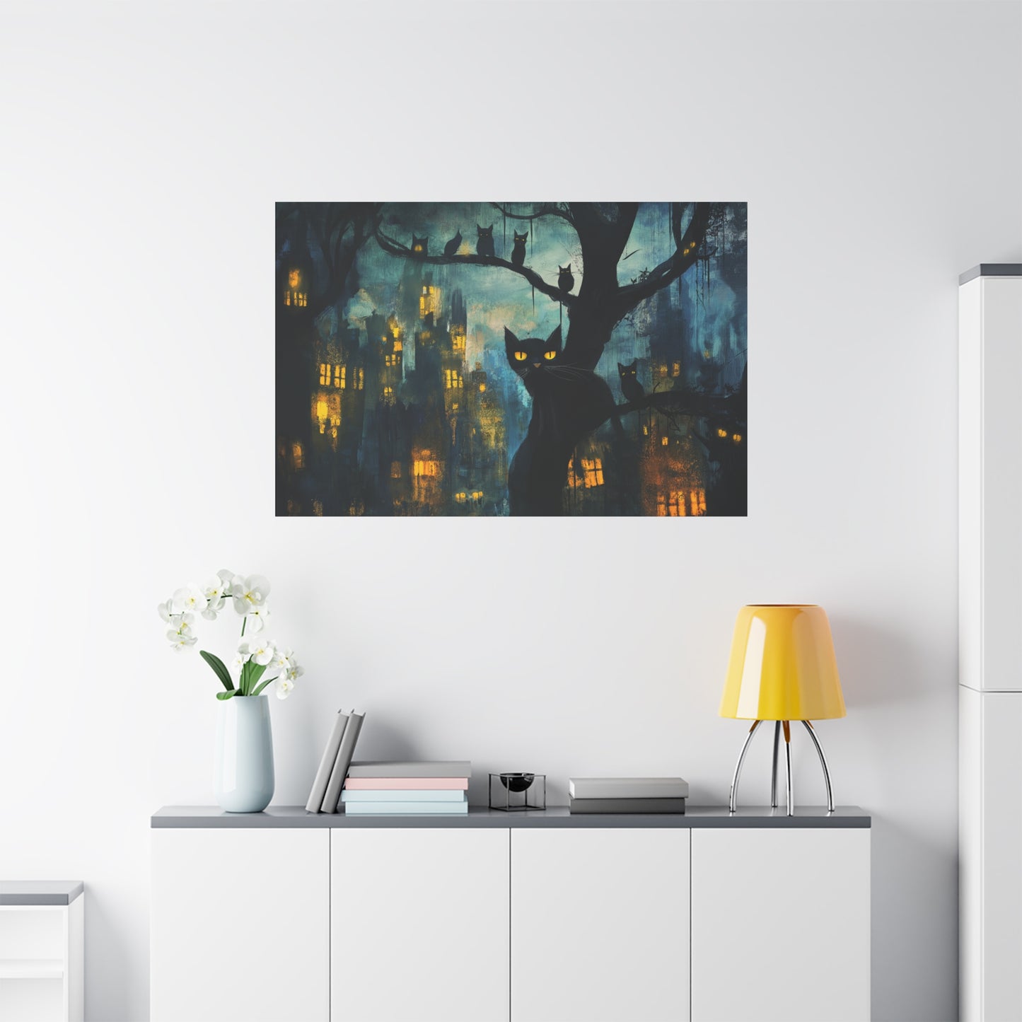Mystère Nocturne des Chats Illuminés