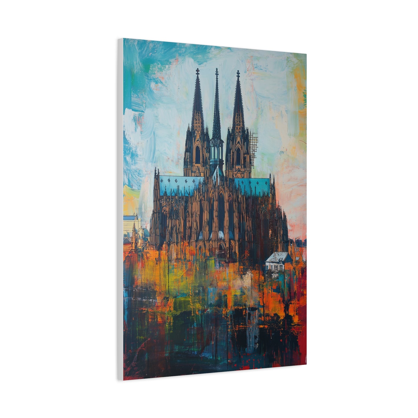 Cathédrale de Cologne aux Couleurs Vibrantes