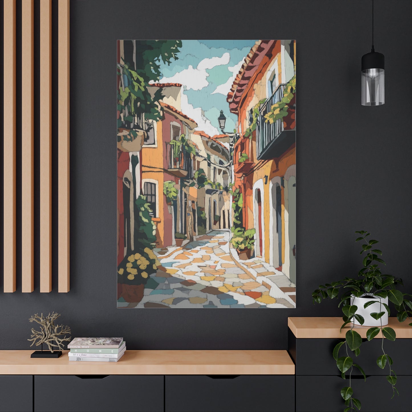 Évasion Colorée dans une Ruelle à Séville