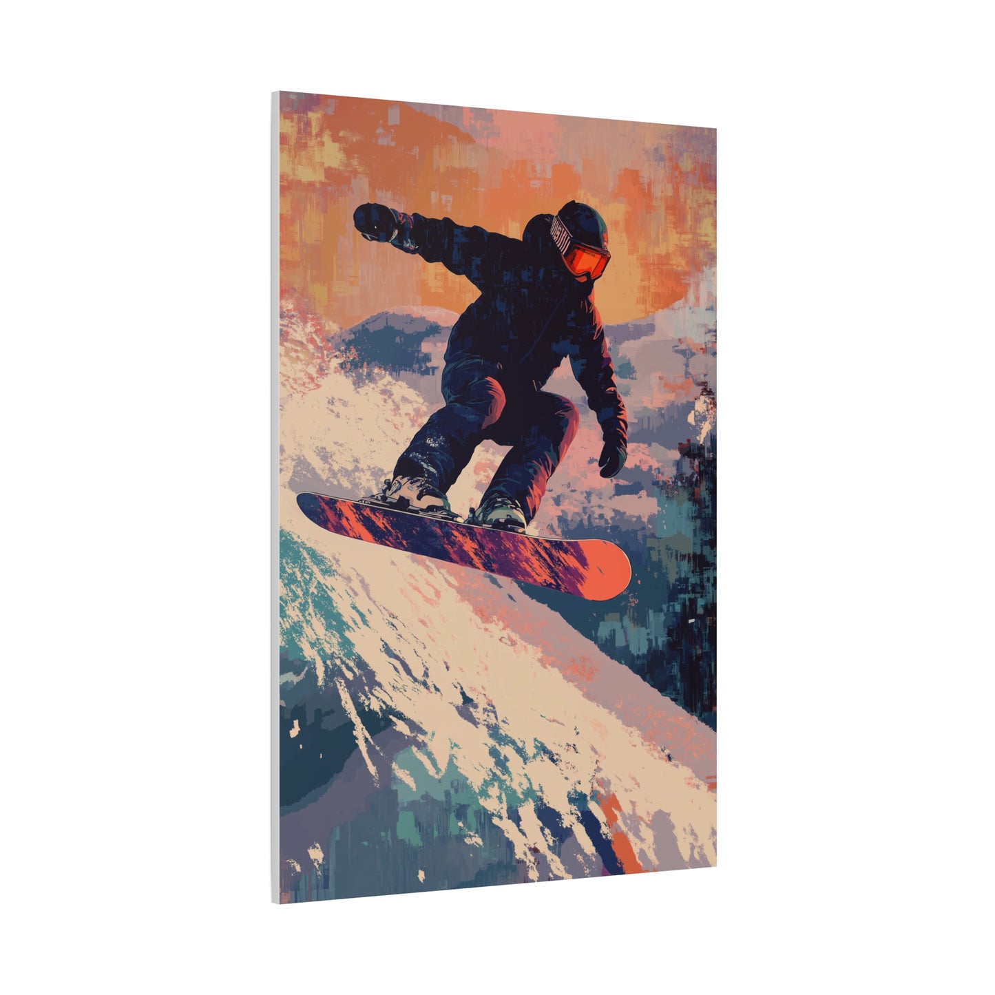 Snowboarder en Action: Vivez l'Adrénaline!