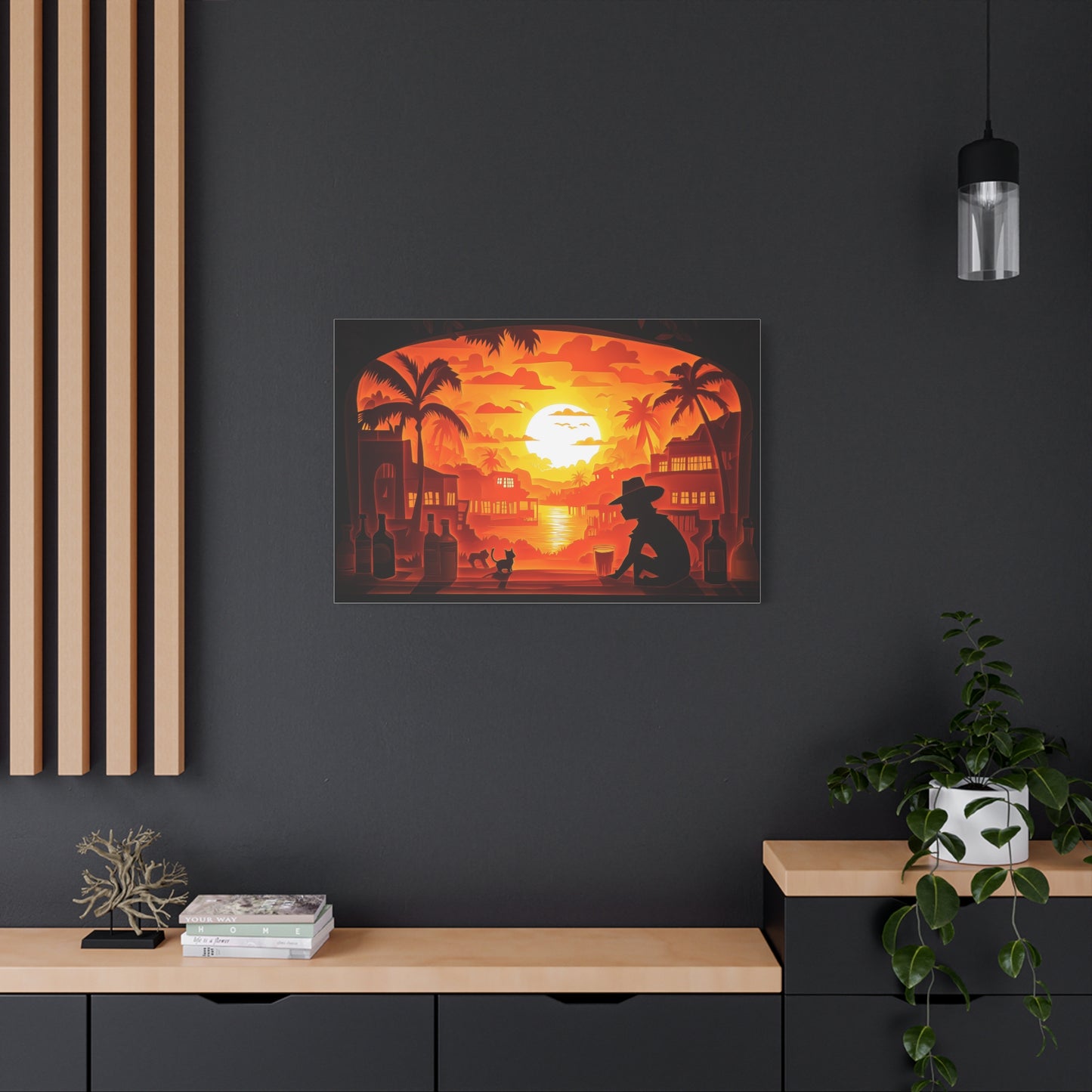 Évasion au Crépuscule Tropical