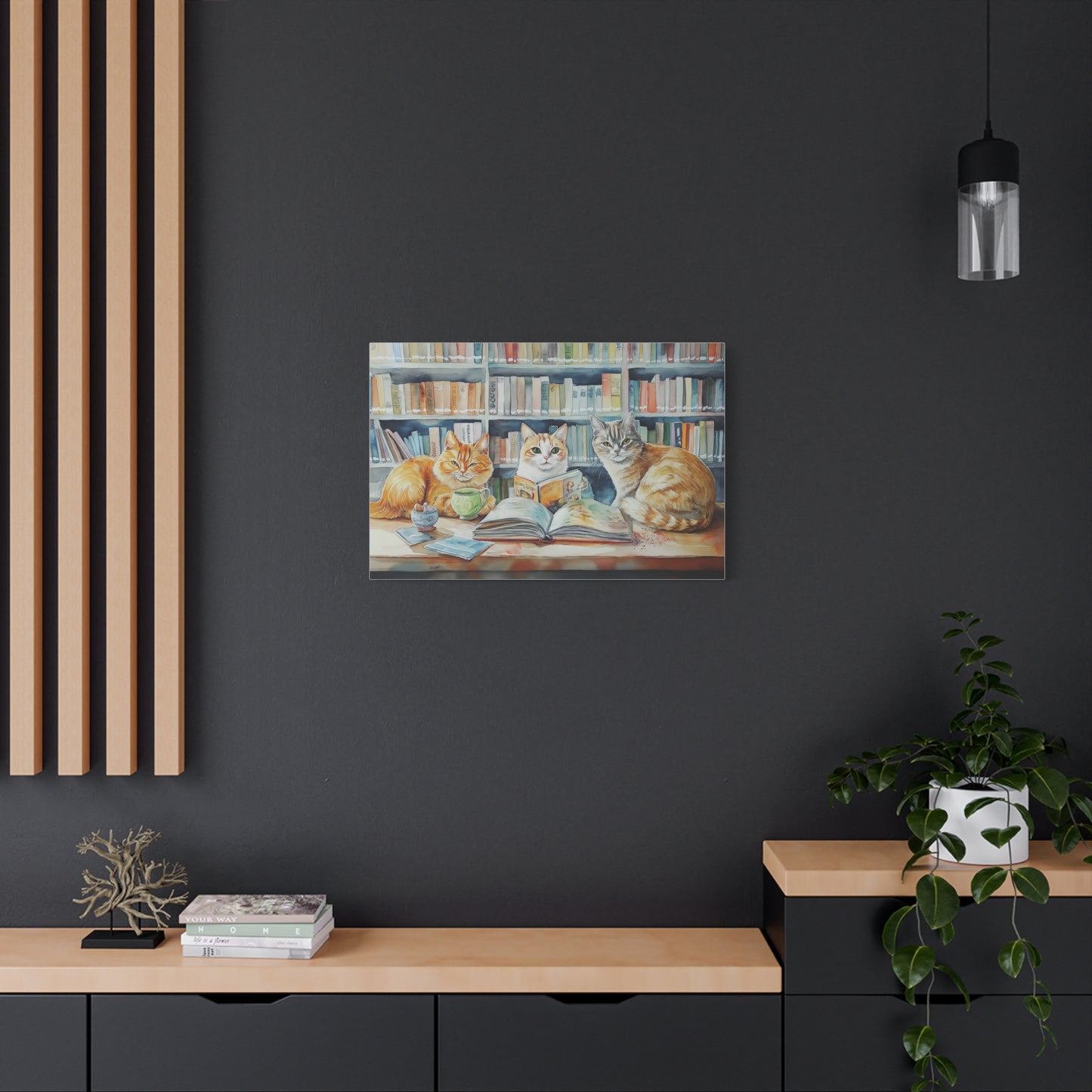Lecteurs Félins à la Bibliothèque