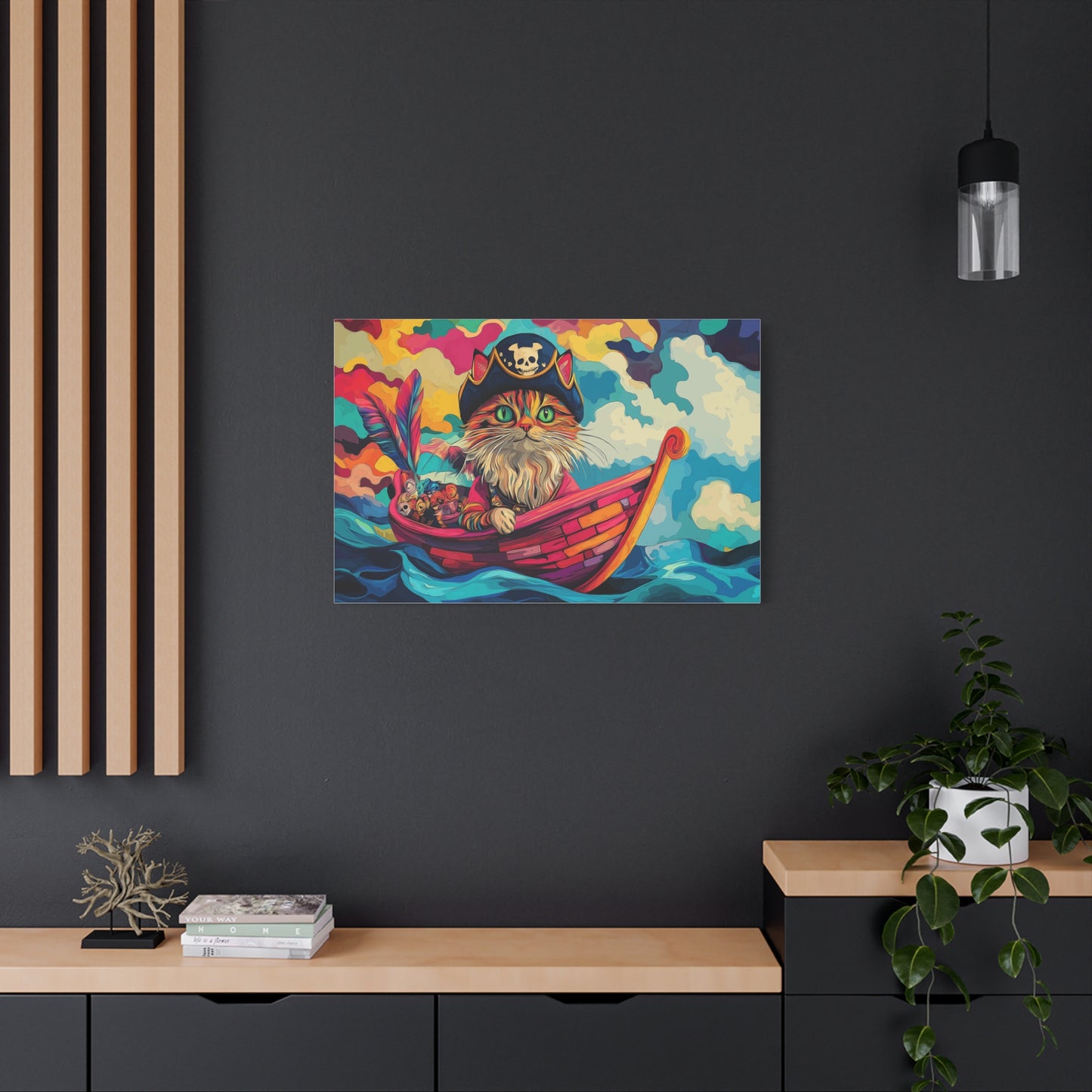 Chat Pirate des Mers Colorées