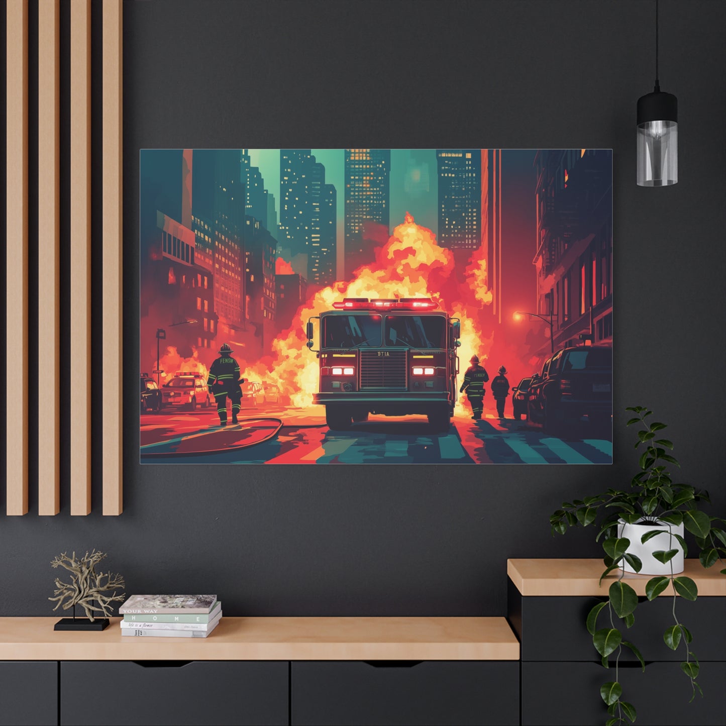 Héroïsme Urbain Flammes et Courage