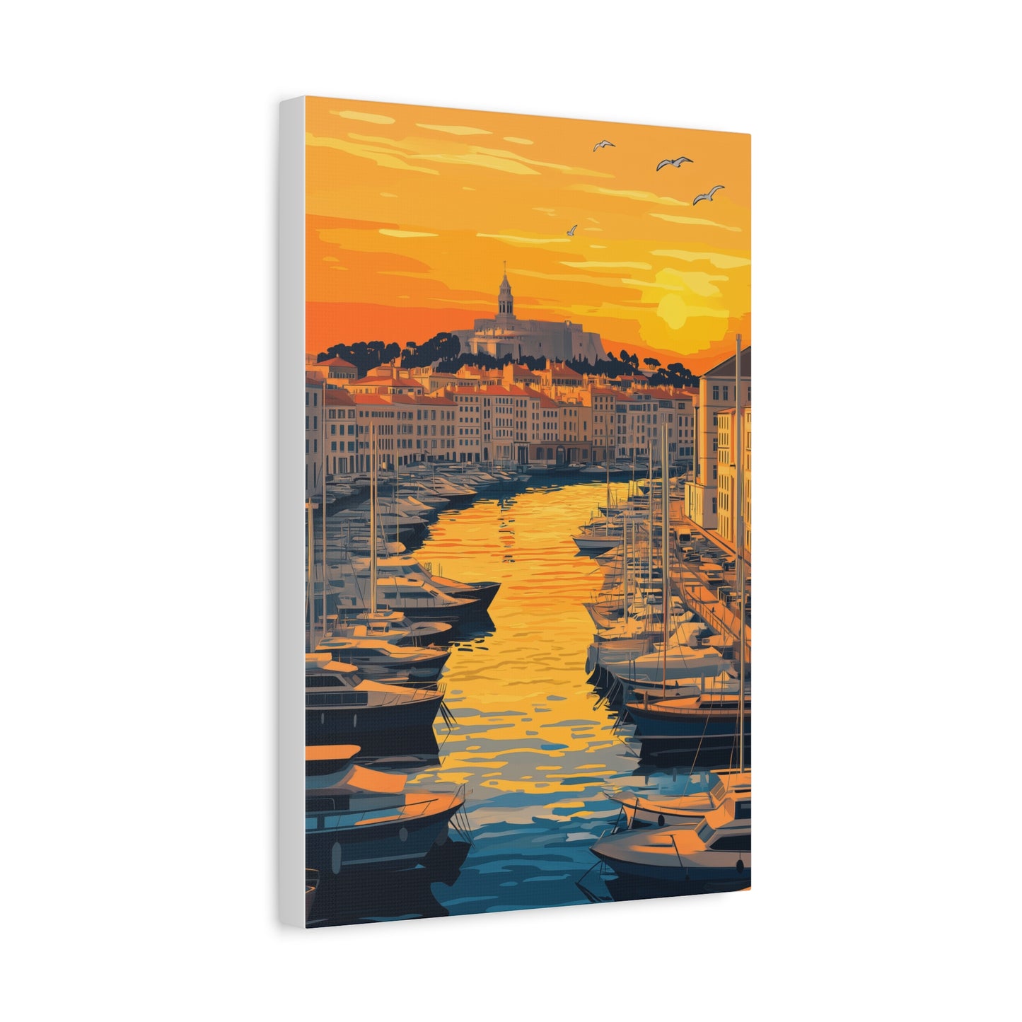 Coucher de Soleil sur le Port