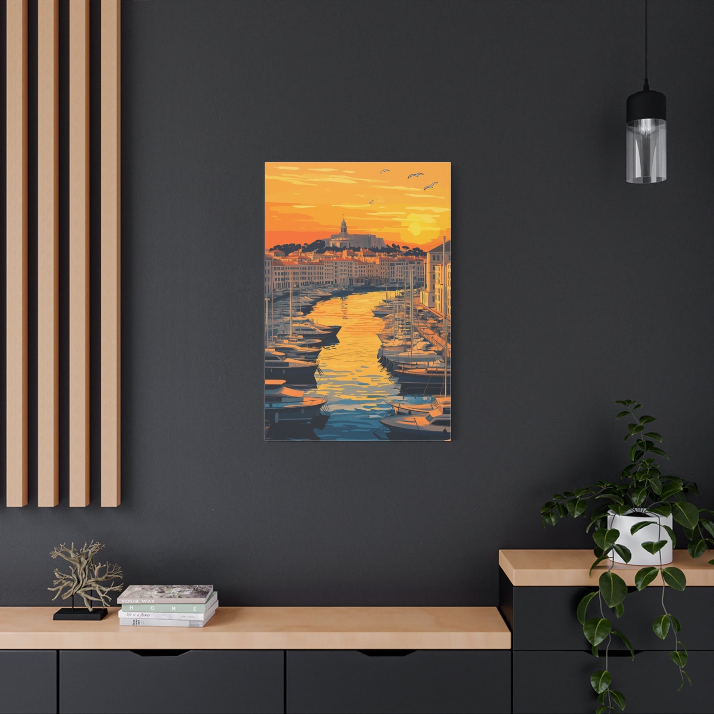 Coucher de Soleil sur le Port
