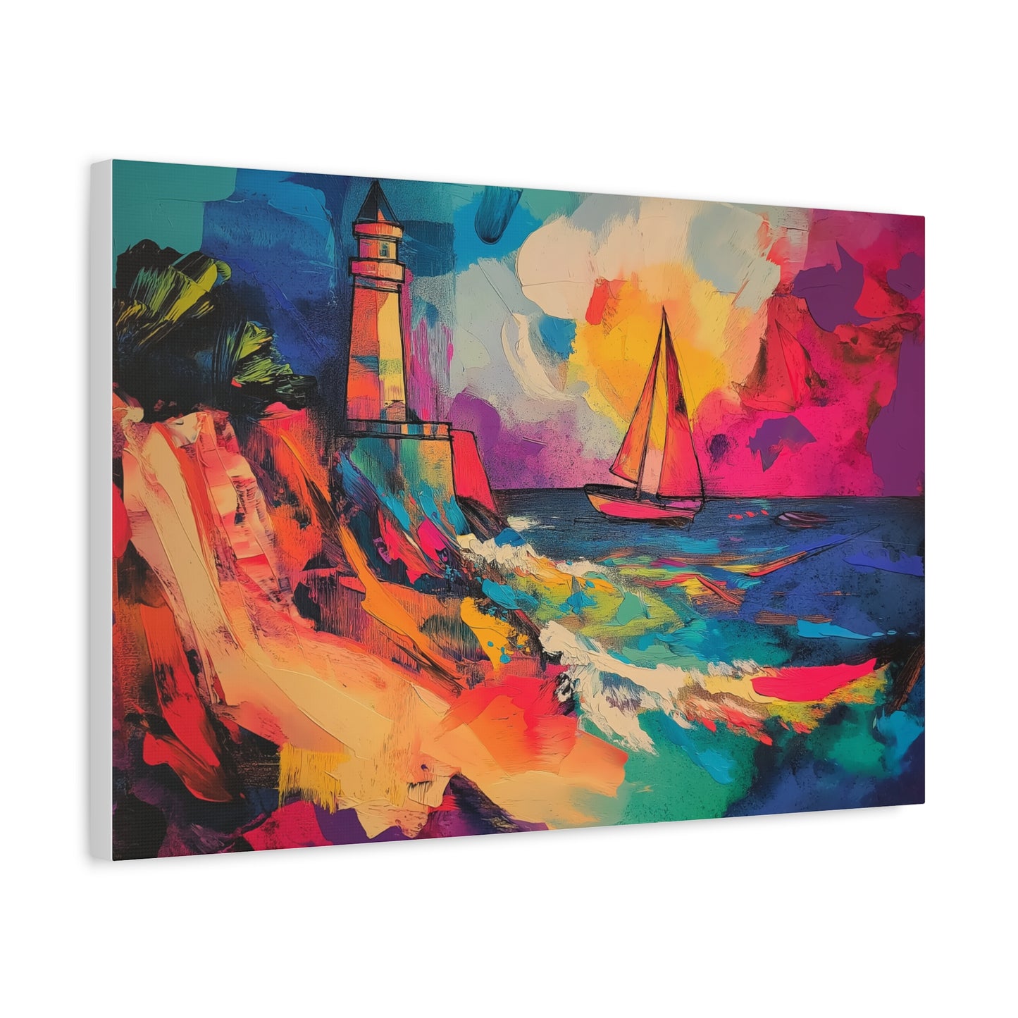 Évasion Colorée en Bord de Mer